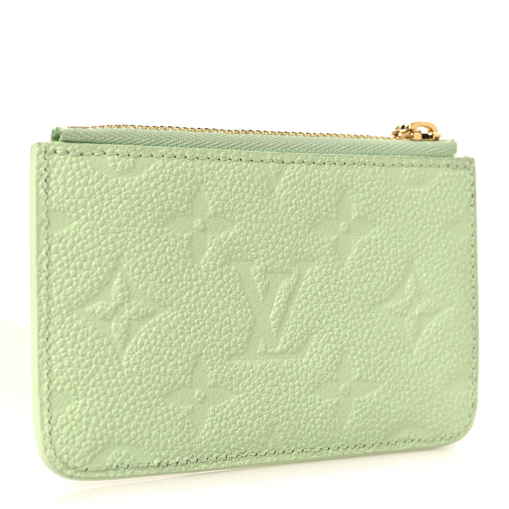 LV X TM Monogram Romy  Holder Green Tea