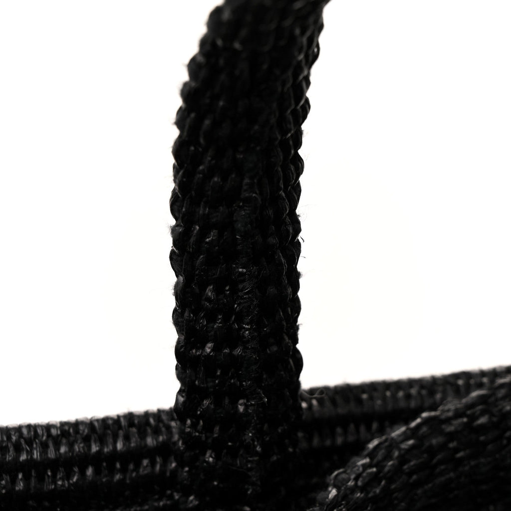 Raffia Medium G Tote Black