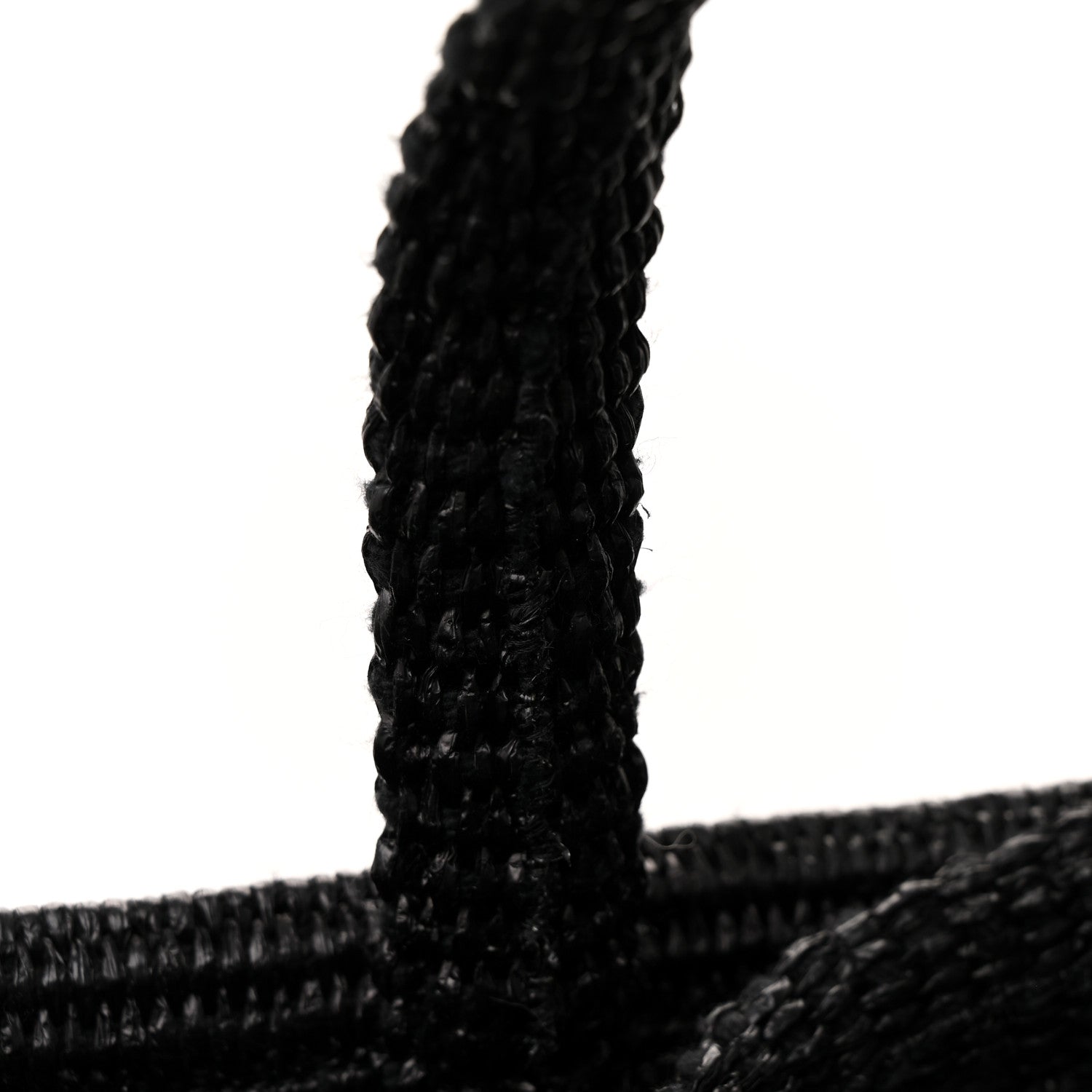 Raffia Medium G Tote Black