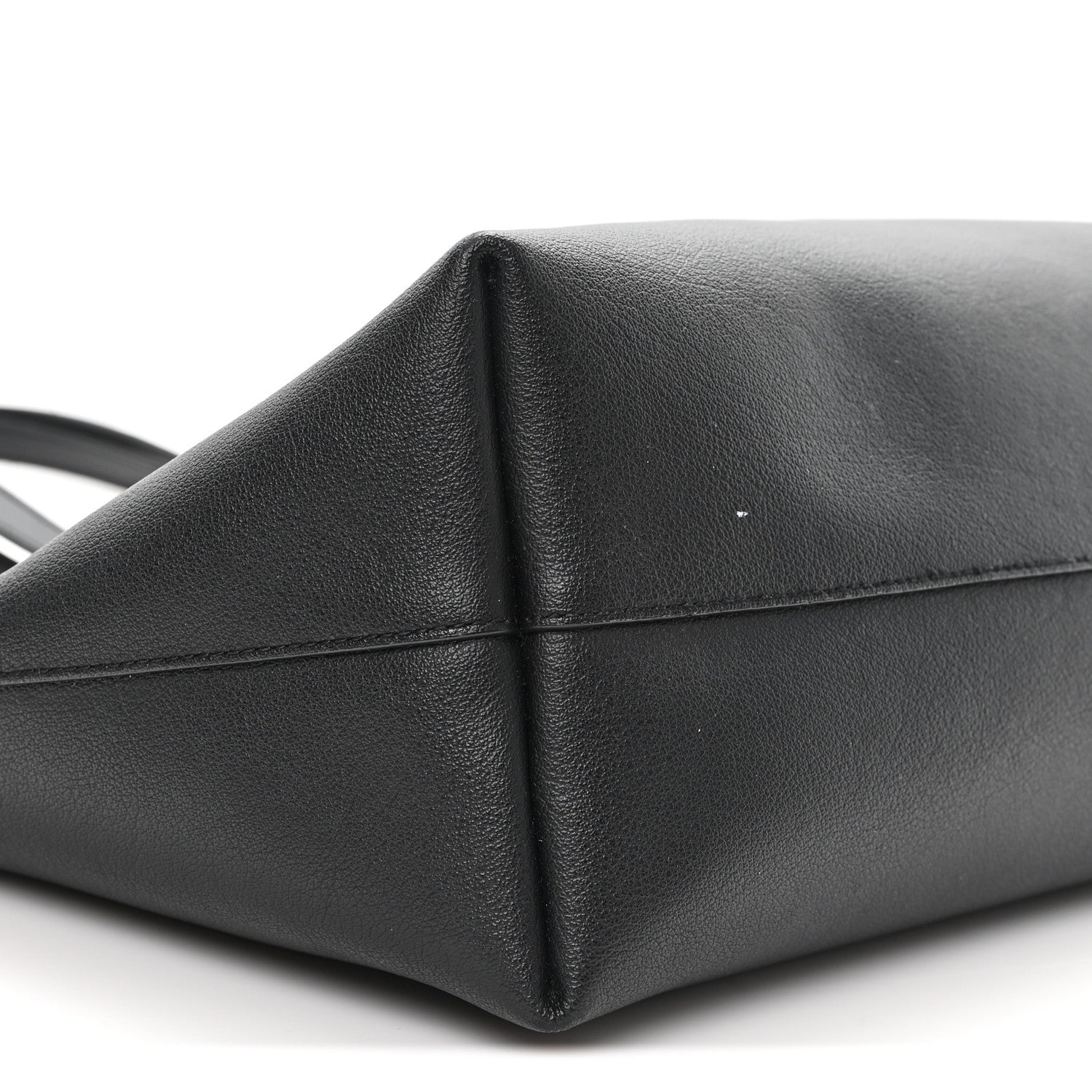 Calfskin Large Shopping Tote Black