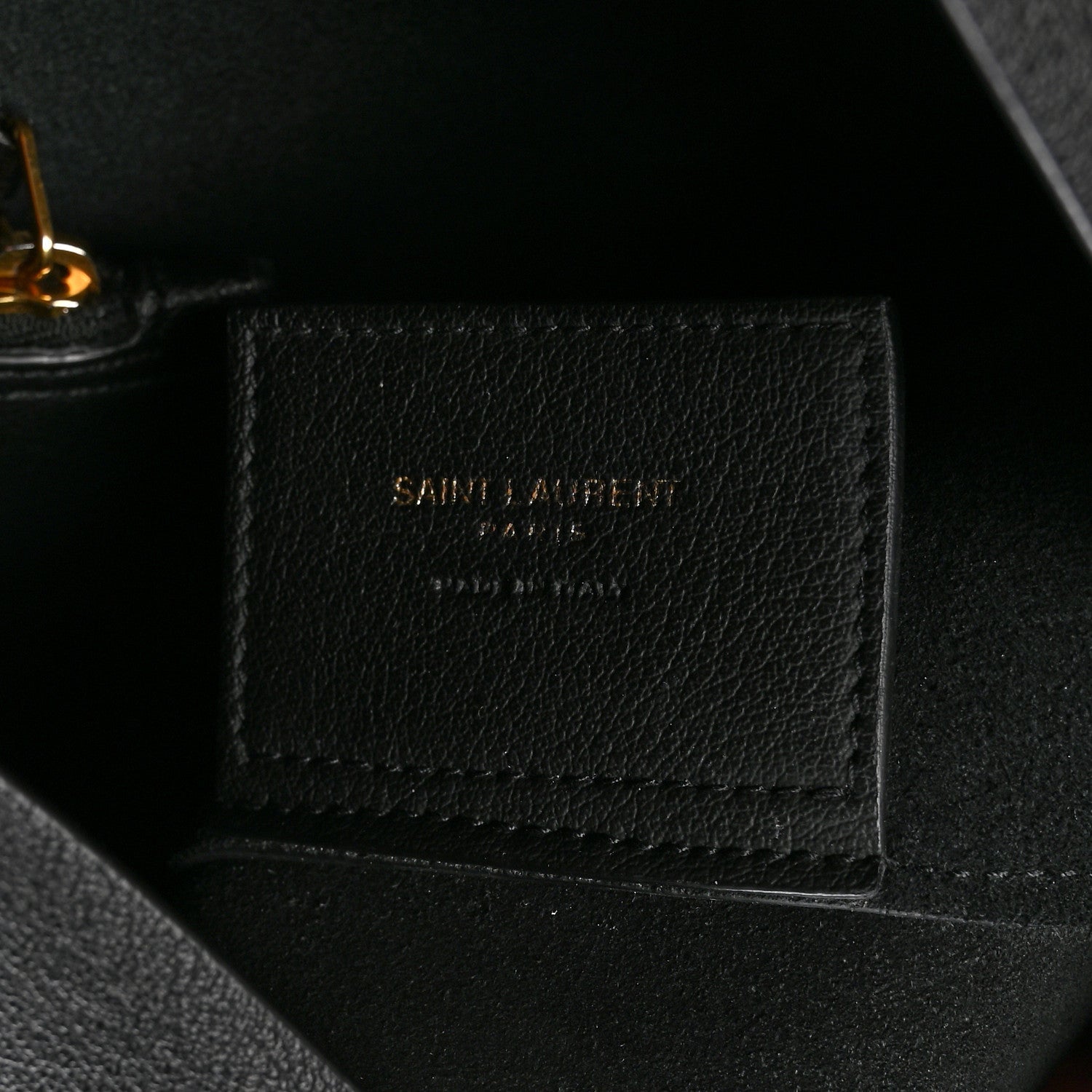 Calfskin Large Shopping Tote Black