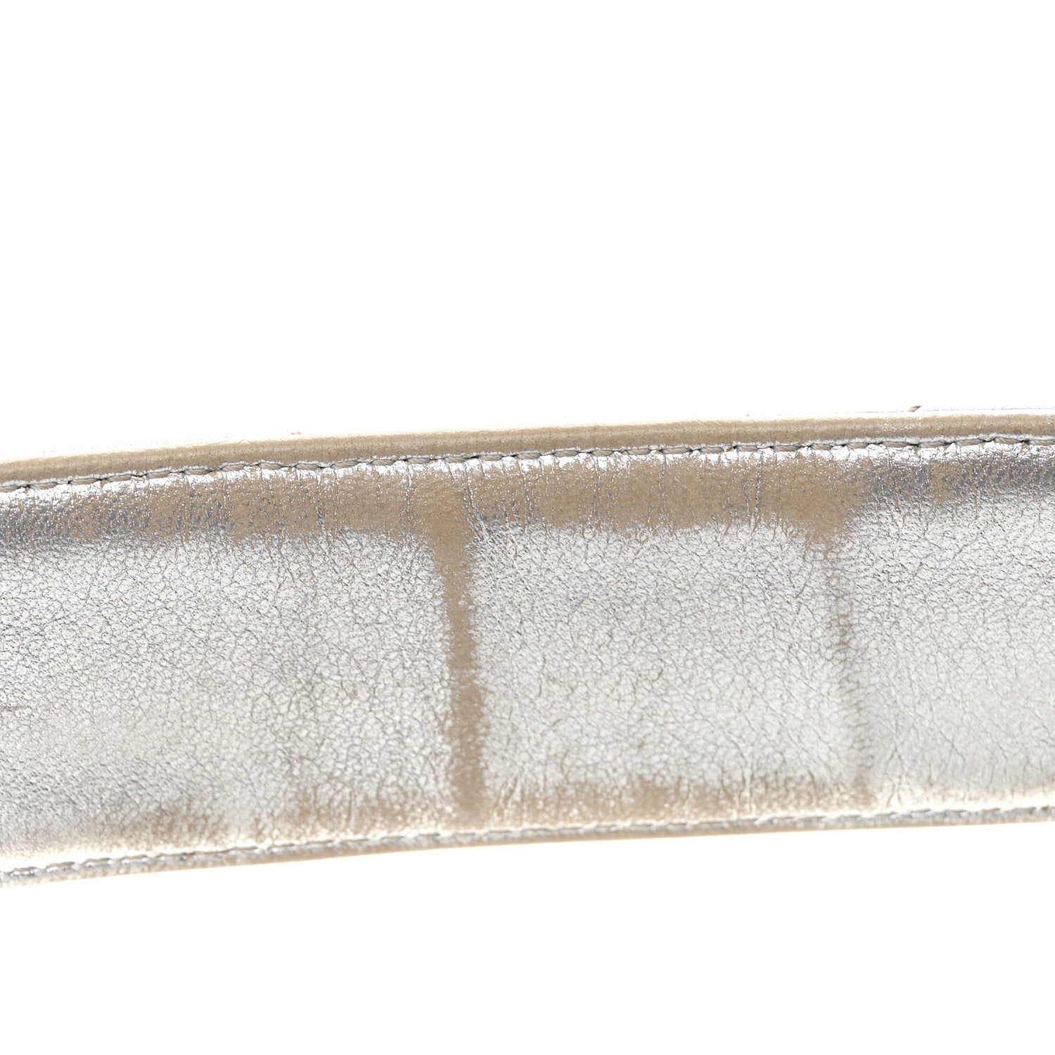Nappa Medium Roman Stud Shoulder Bag Silver