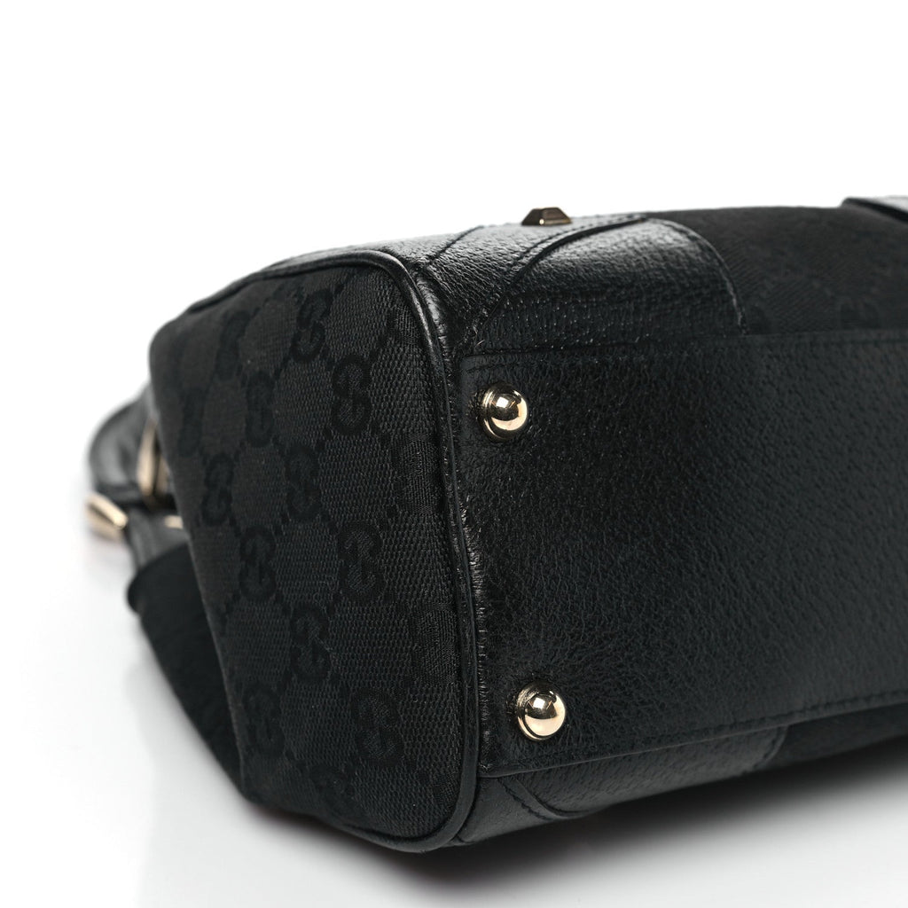 Monogram Calfskin Large Bardot Tote Black