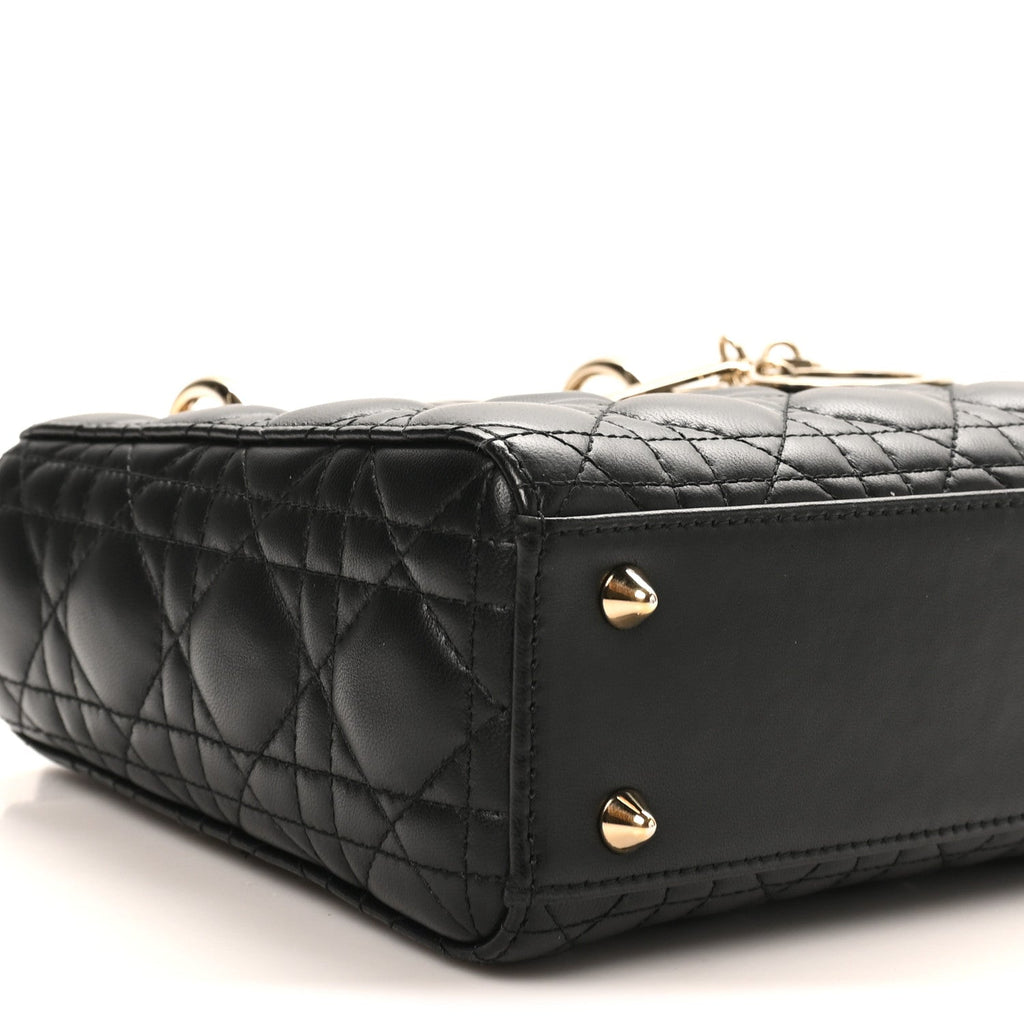 Lambskin Cannage Small My ABCDior Lady Dior Black
