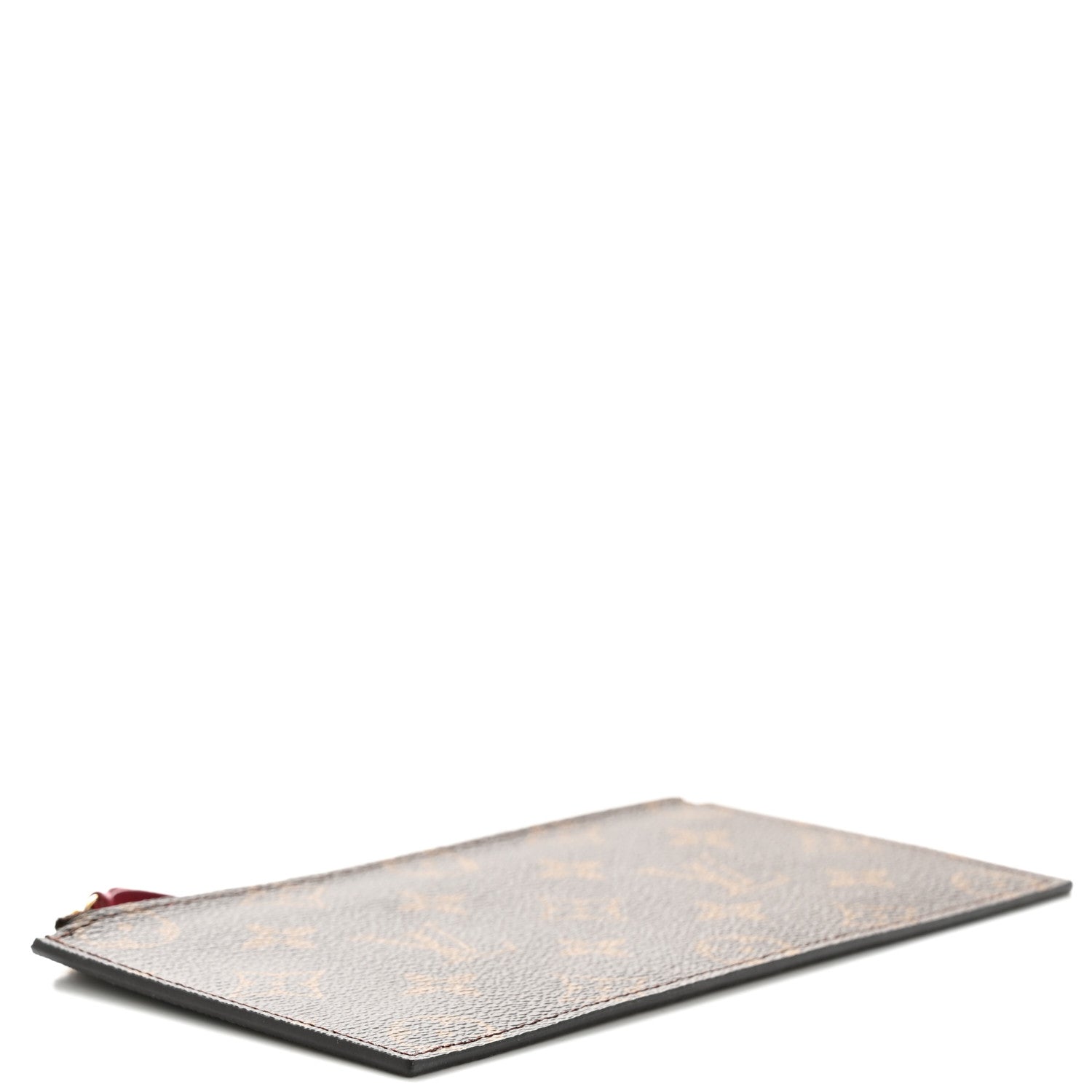Monogram Felicie Chain Wallet Zippered Insert Fuchsia