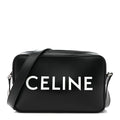 Smooth Calfskin Medium Messenger Bag Black