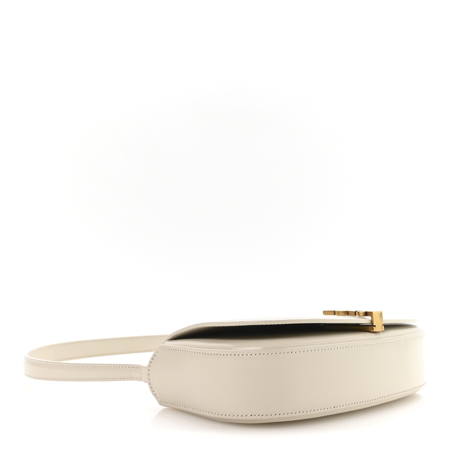Box Calfskin Mini Voltaire Shoulder Bag Crema soft