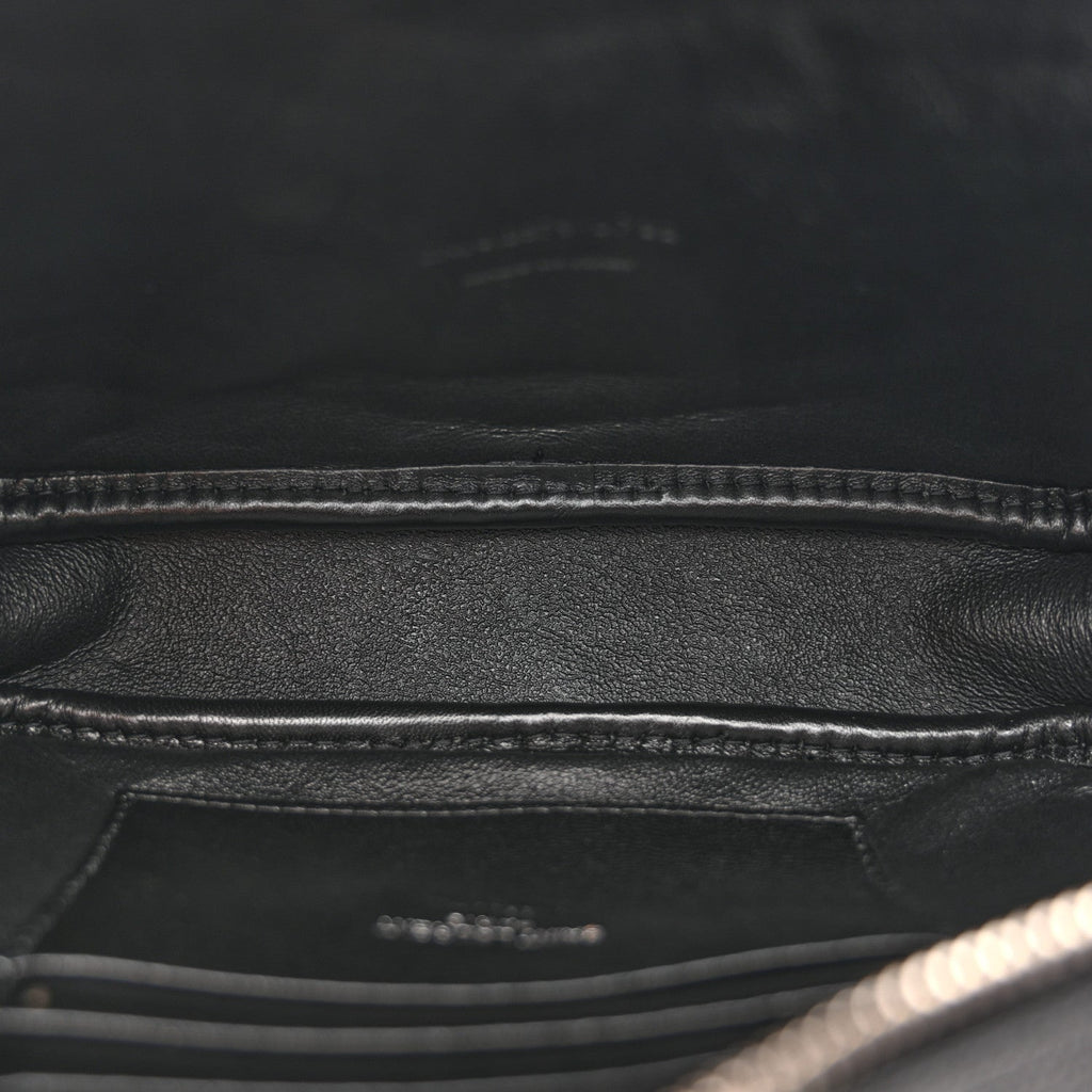 Grain De Poudre Matelasse Monogram Mini Lou Camera Bag Black
