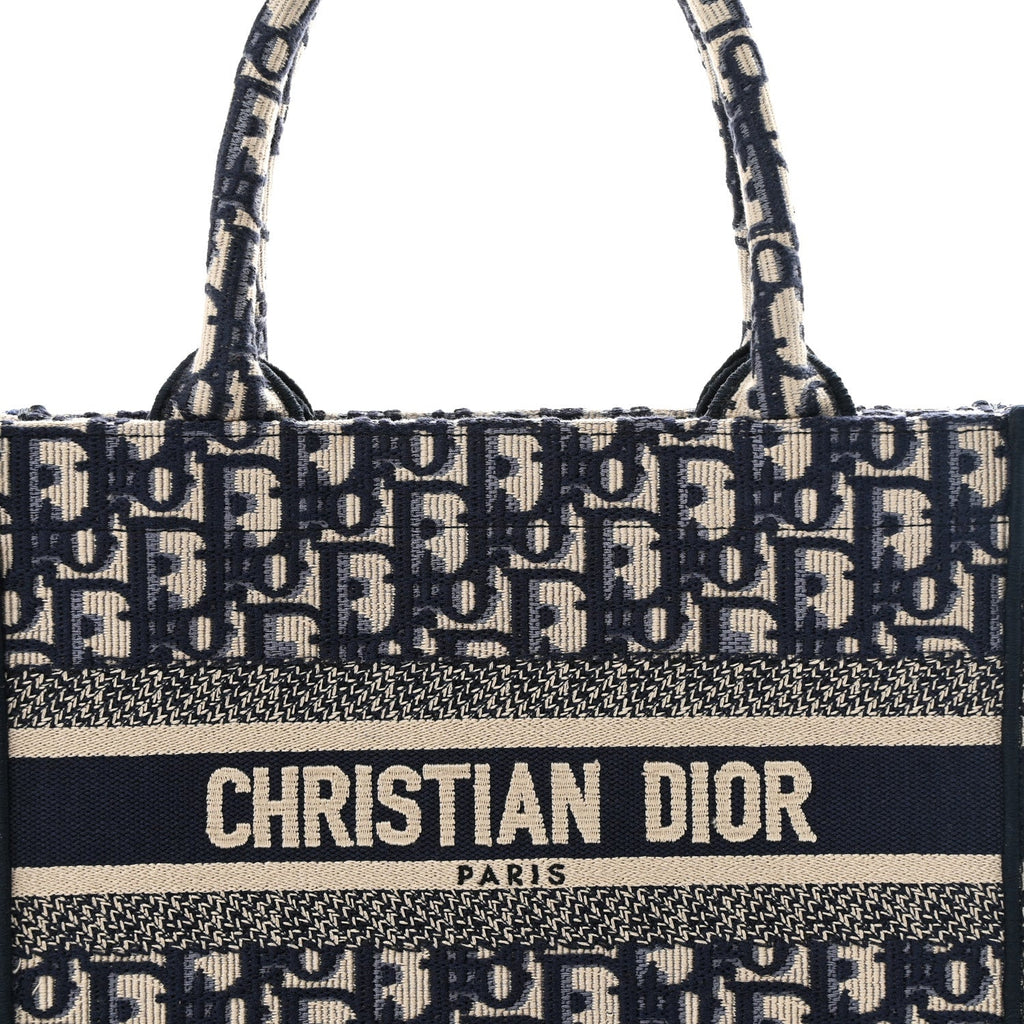 Oblique Small Book Tote Blue Multicolor