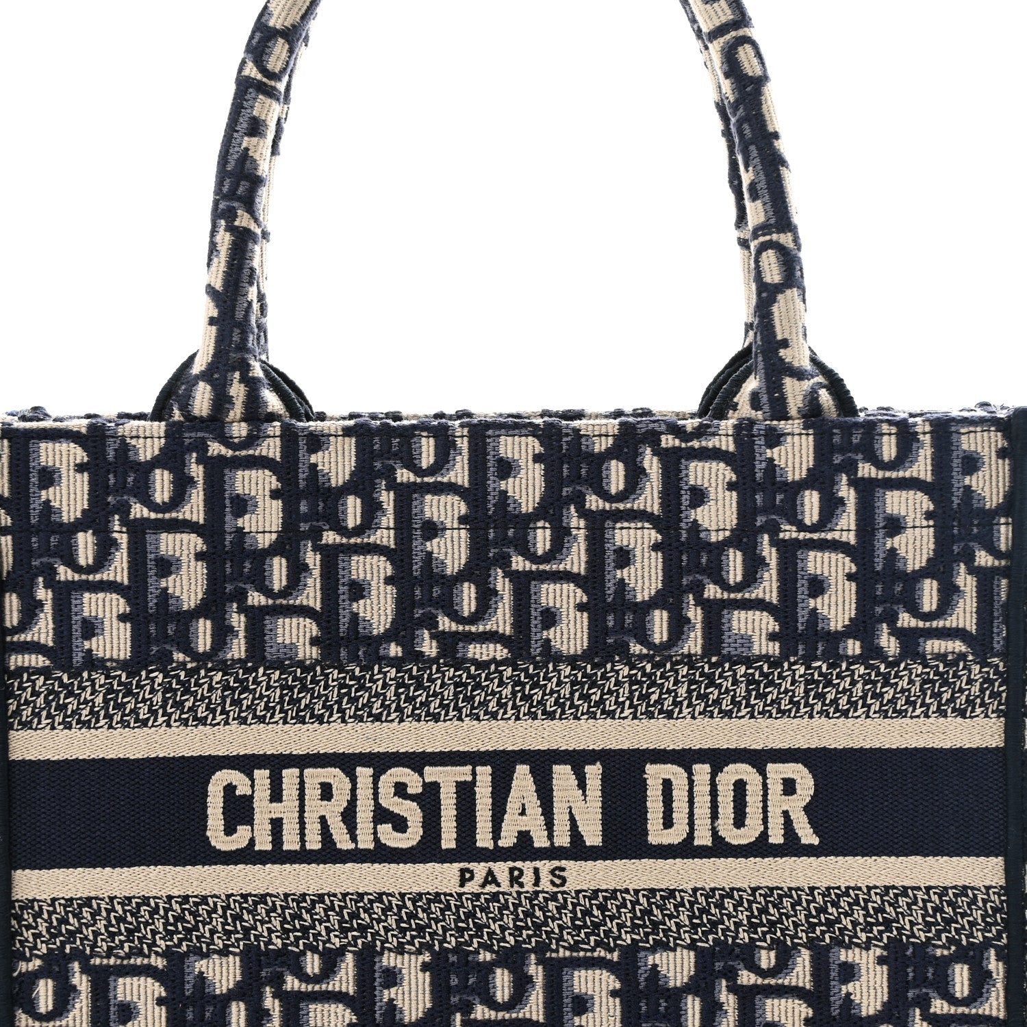 Oblique Small Book Tote Blue Multicolor