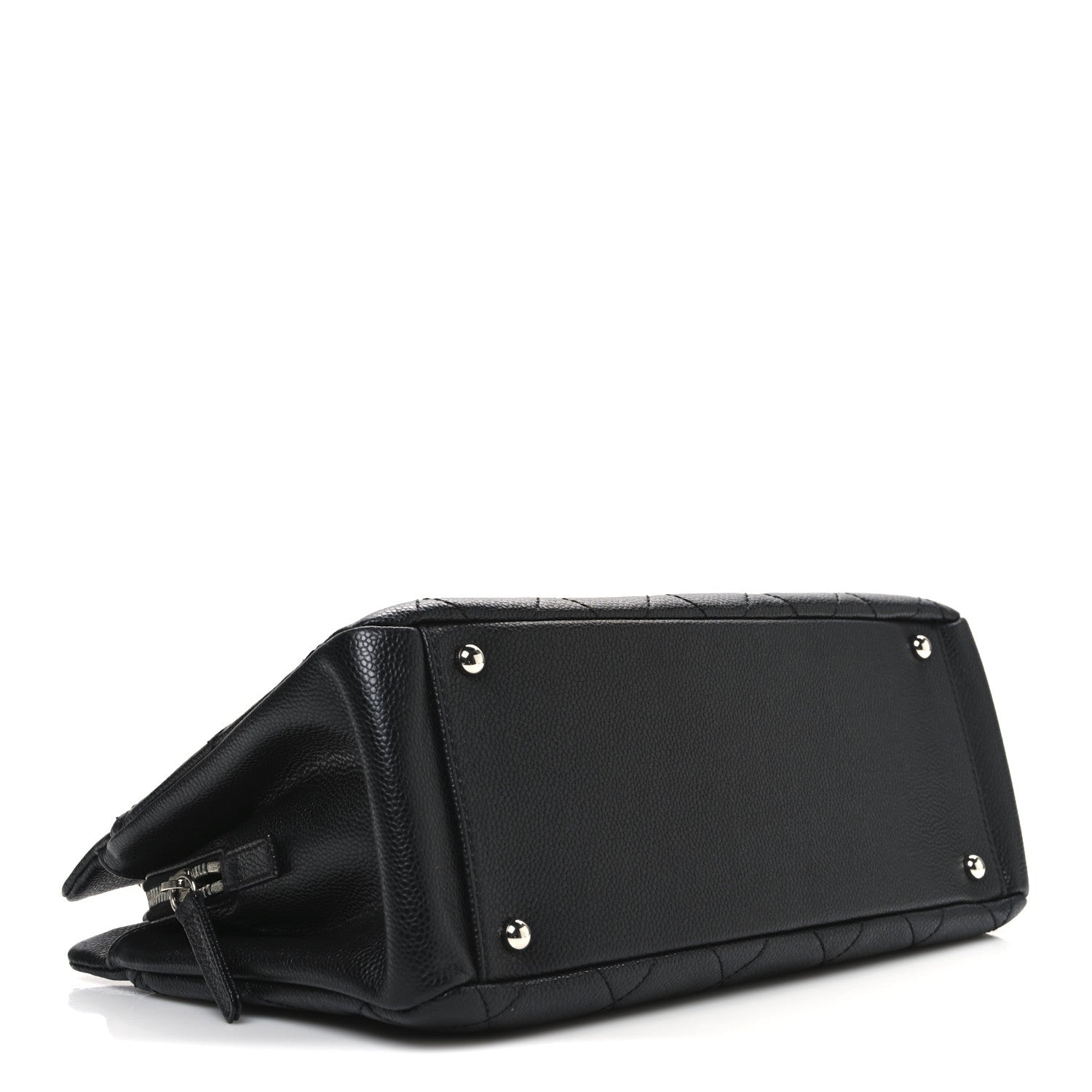 Caviar Quilted CC Timeless Soft Tote Black