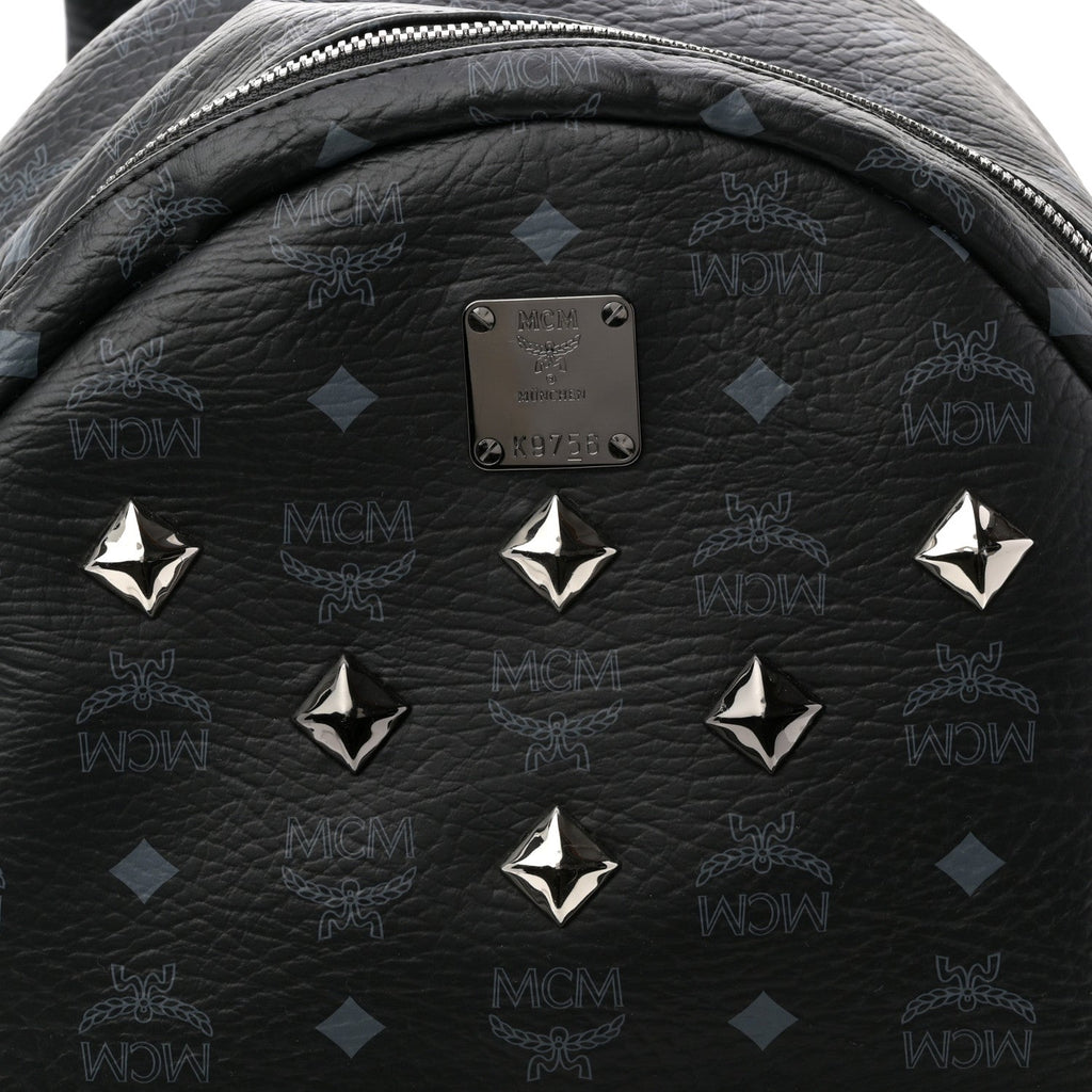 Visetos Medium Sprinkle Stud Stark Backpack Black