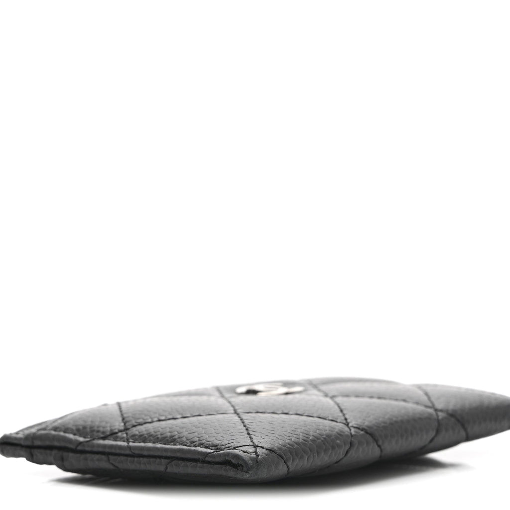 Caviar Quilted  Holder Black