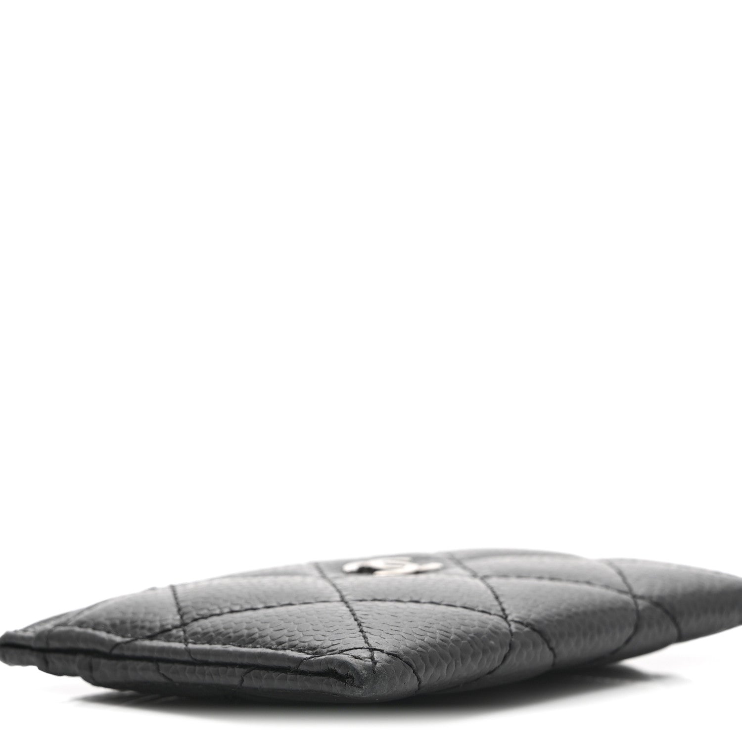 Caviar Quilted  Holder Black