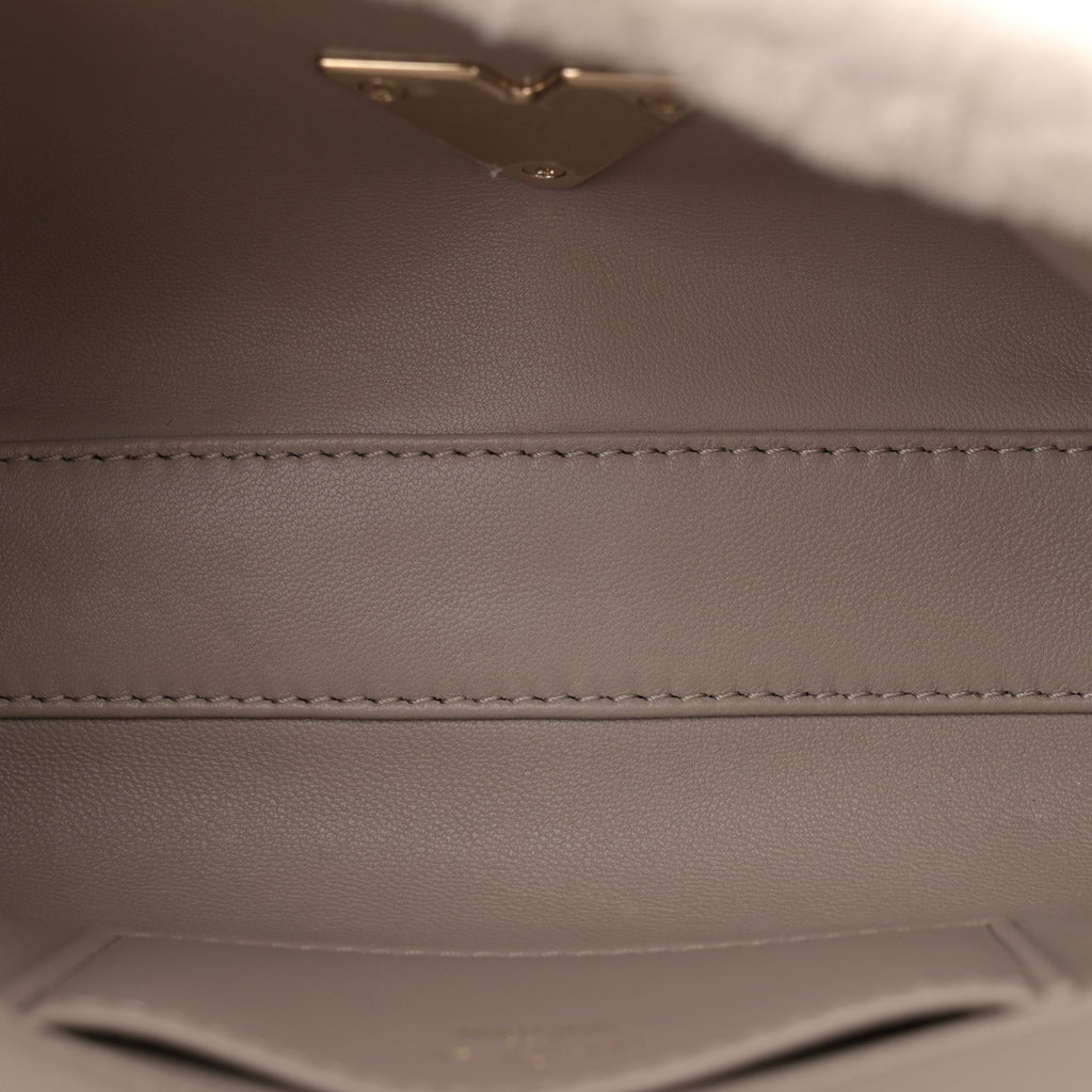Shearling Malletage Top Handle GO-14 PM Grey