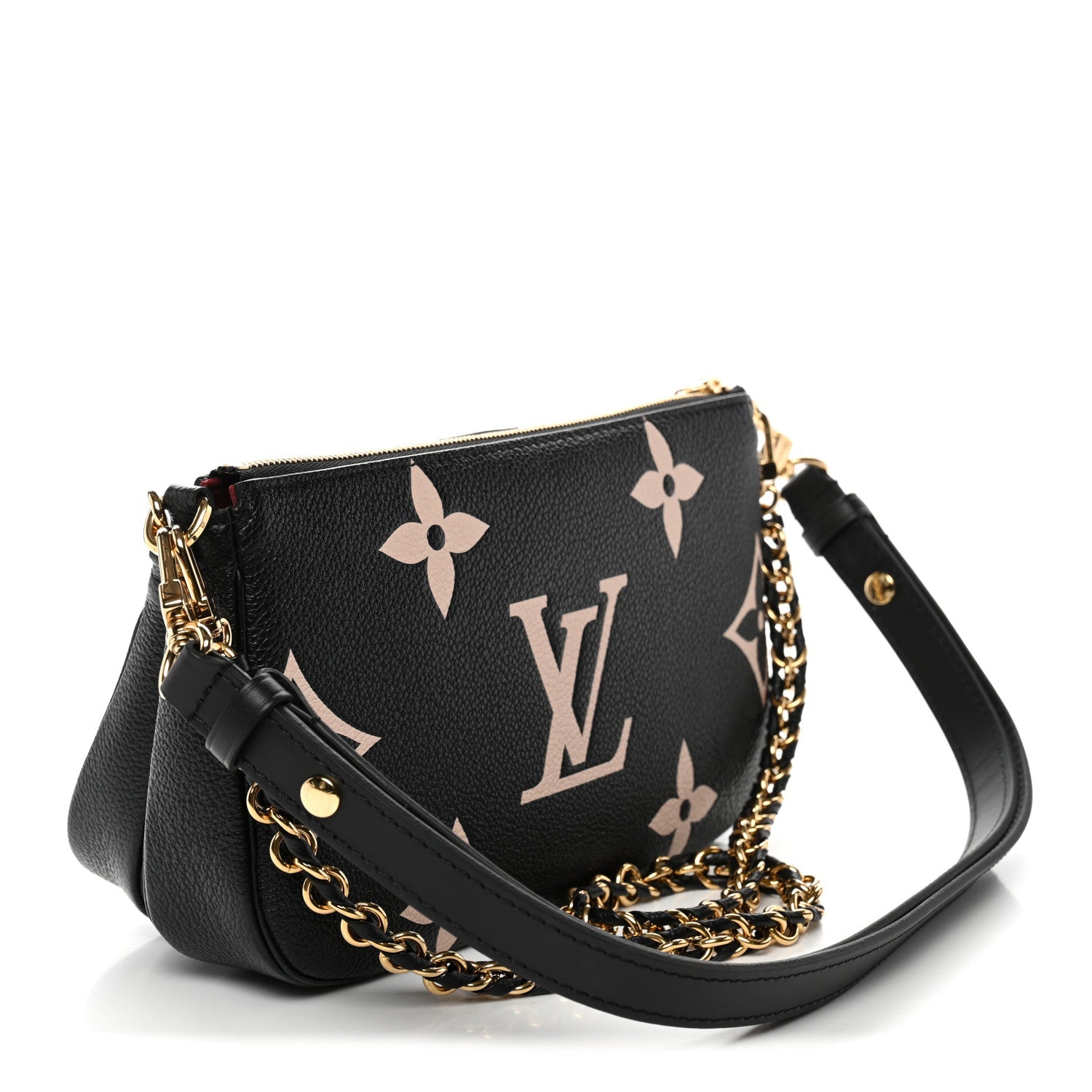 Empreinte Monogram Giant Multi Pochette Accessories Black Beige