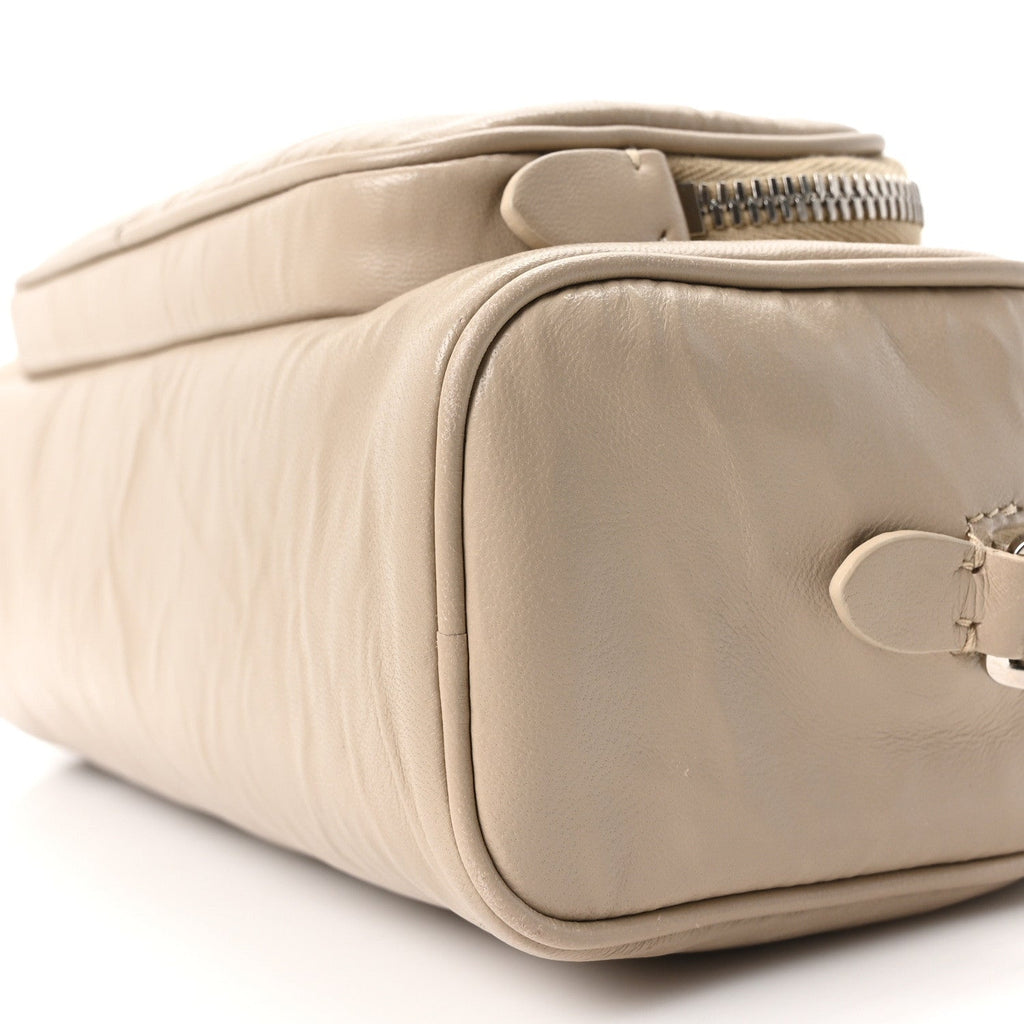 Nappa Antique Multi-Pocket Shoulder Bag Deserto