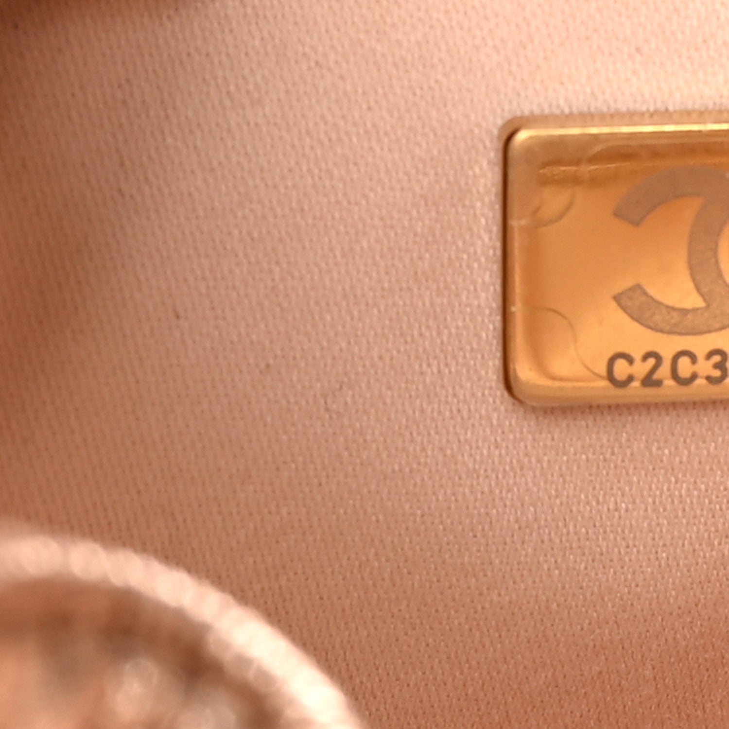 Metallic Caviar Quilted Mini Chanel 25 Handbag Copper