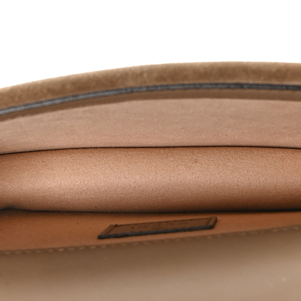 GG Supreme Monogram Super Mini Dionysus Shoulder Bag Taupe