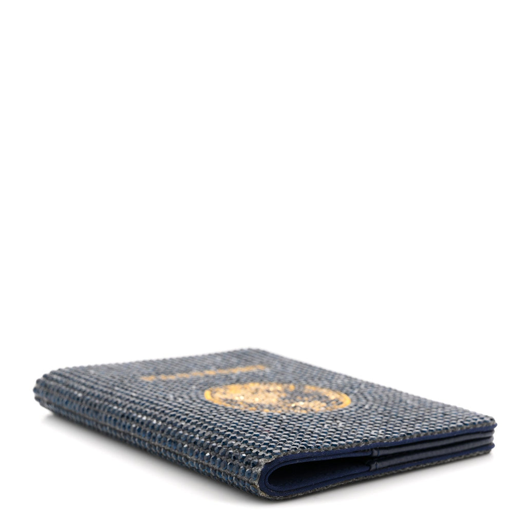 Crystal Traveler Passport Holder Jet
