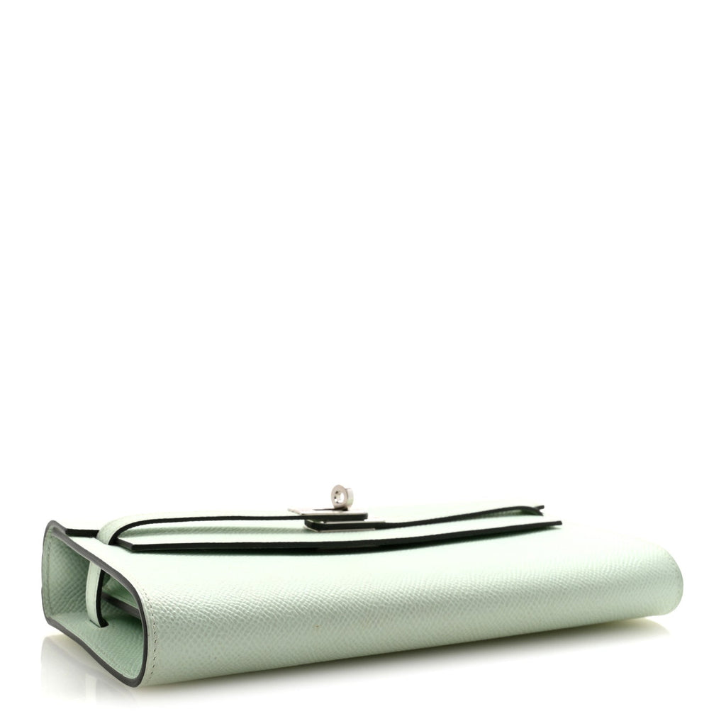 Epsom Kelly Wallet To Go Vert Peppermint