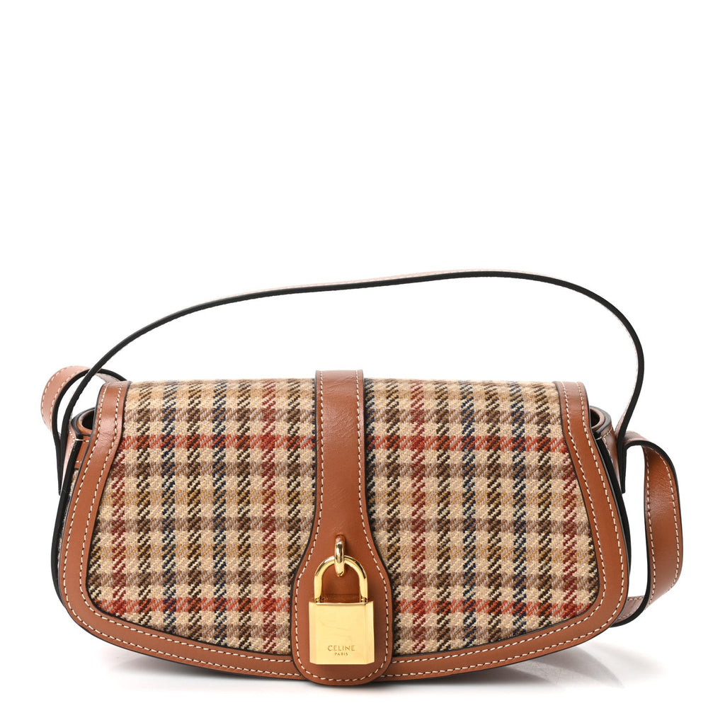 Tweed Calfskin Tabou Clutch on Strap Multicolor