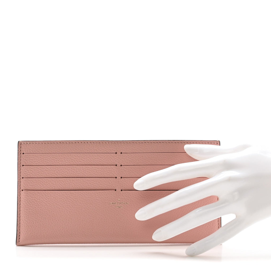 Calfskin Felicie  Holder Insert Rose Poudre