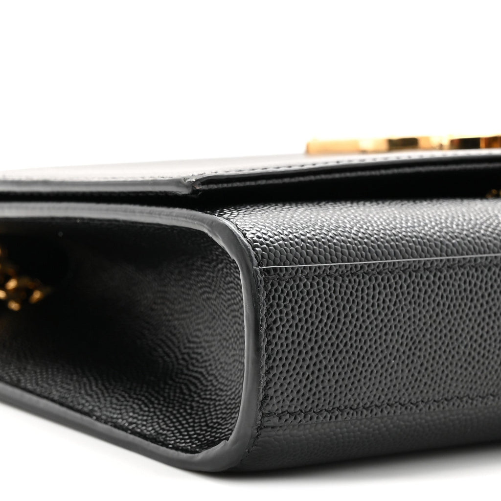 Grain De Poudre Small Classic Monogram Kate Tassel Satchel Black