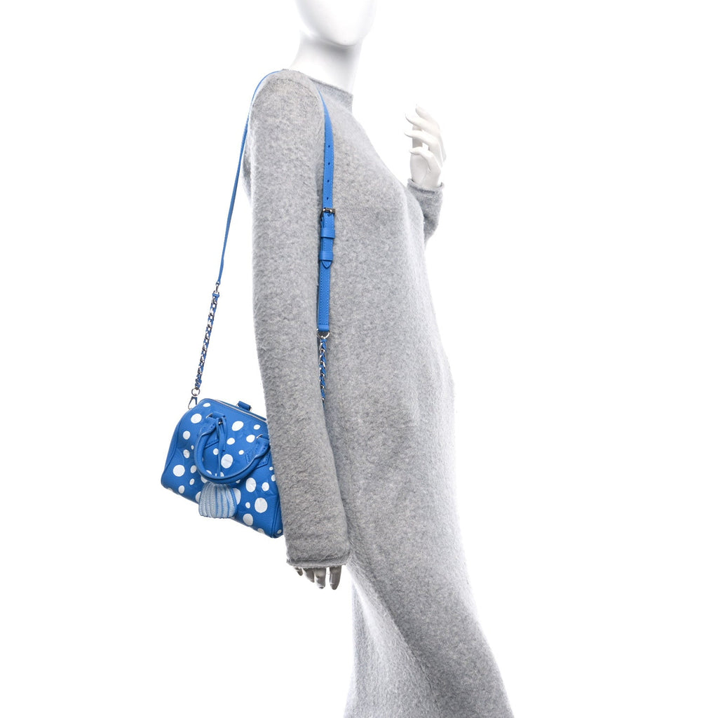 LV X YK Empreinte Speedy Bandouliere 20 Blue White