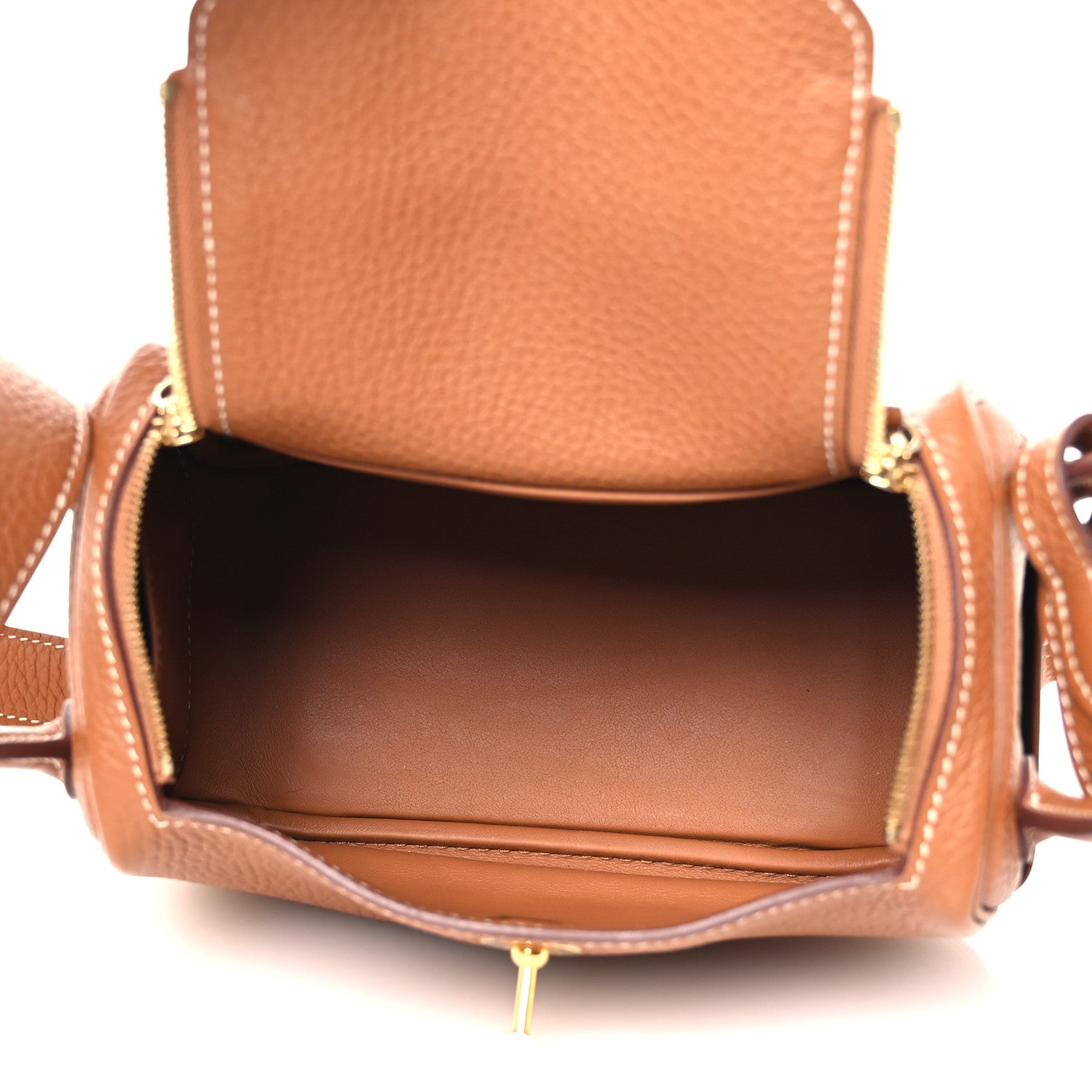 Taurillon Clemence Mini Lindy 20 Gold
