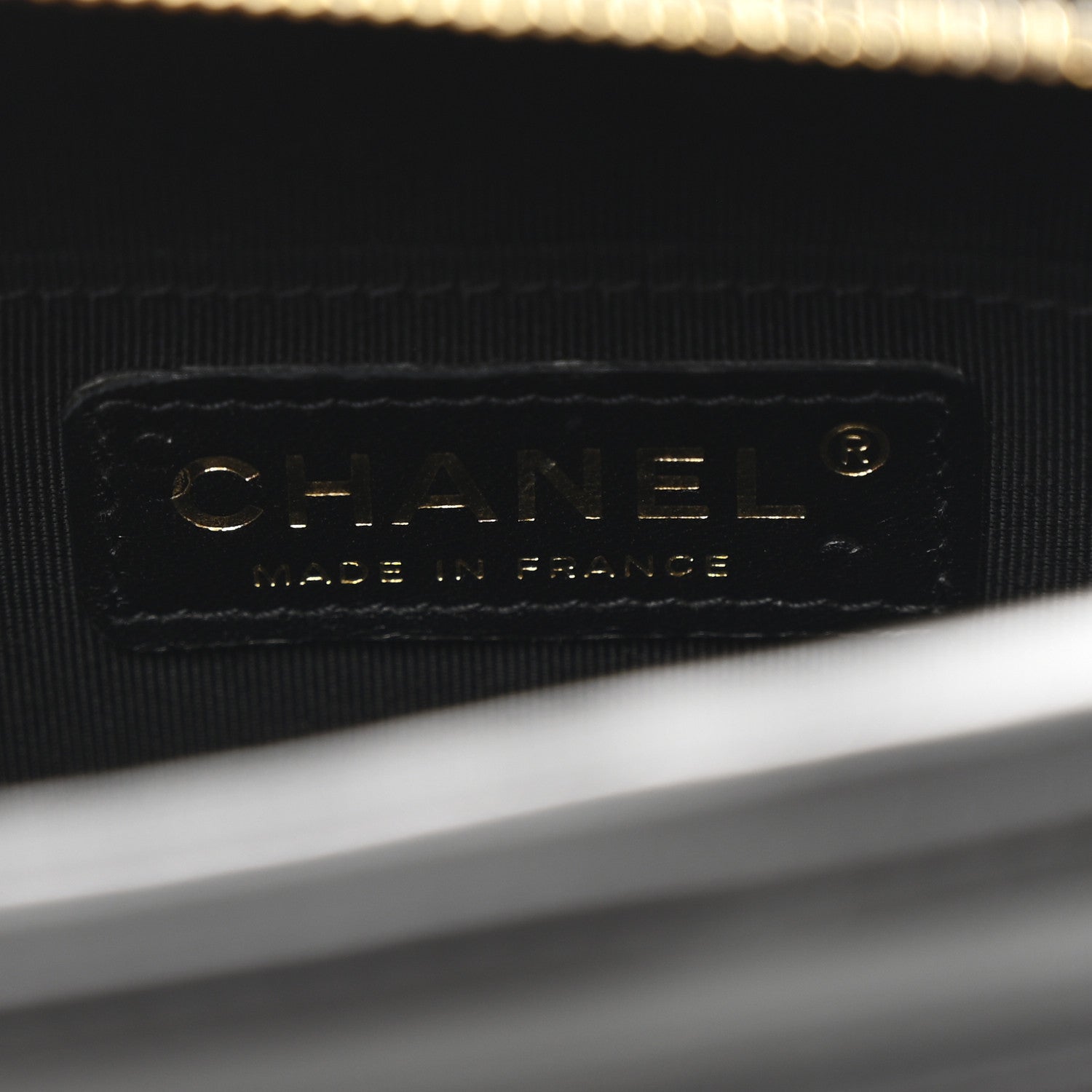 Calfskin CC Clock Camera Case Black