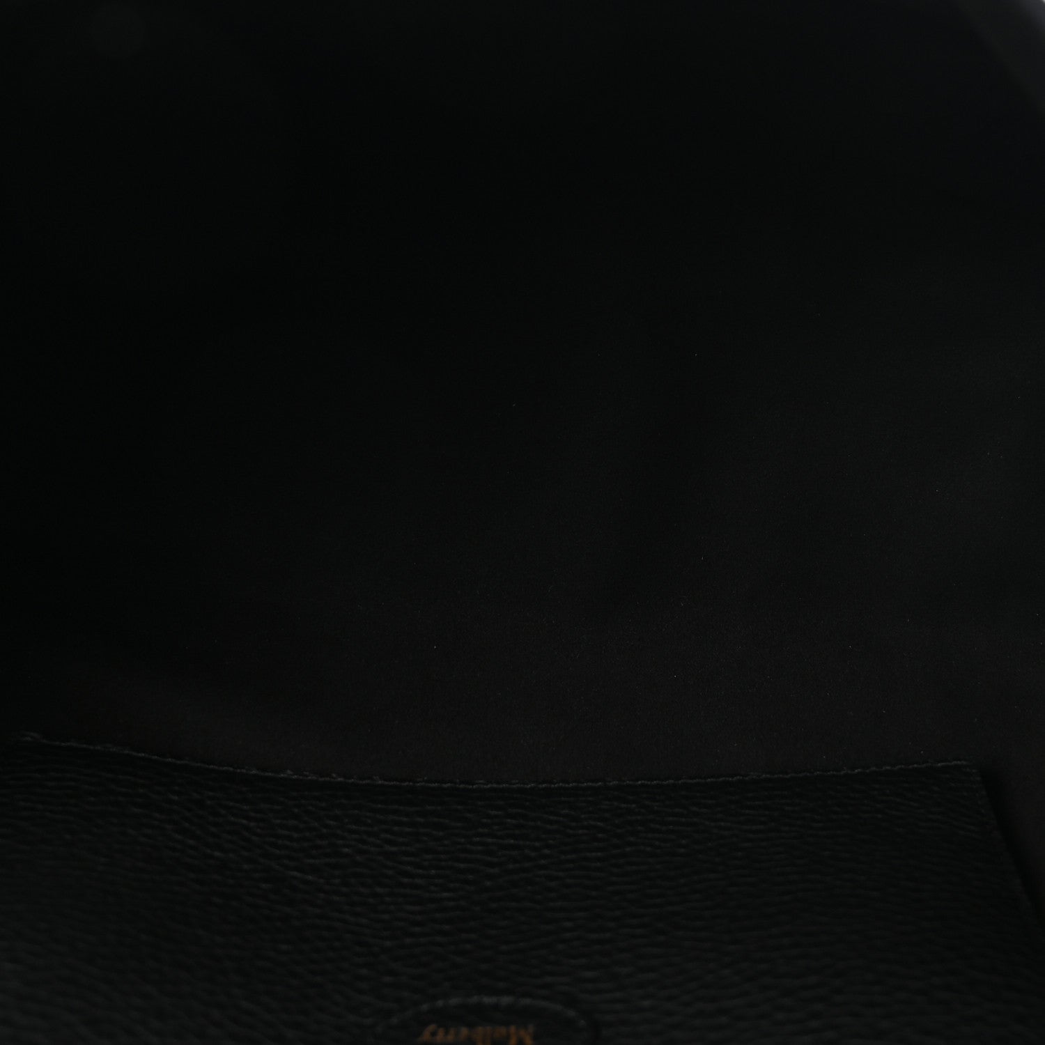 Heavy Grain Small Soft Bayswater Satchel Black