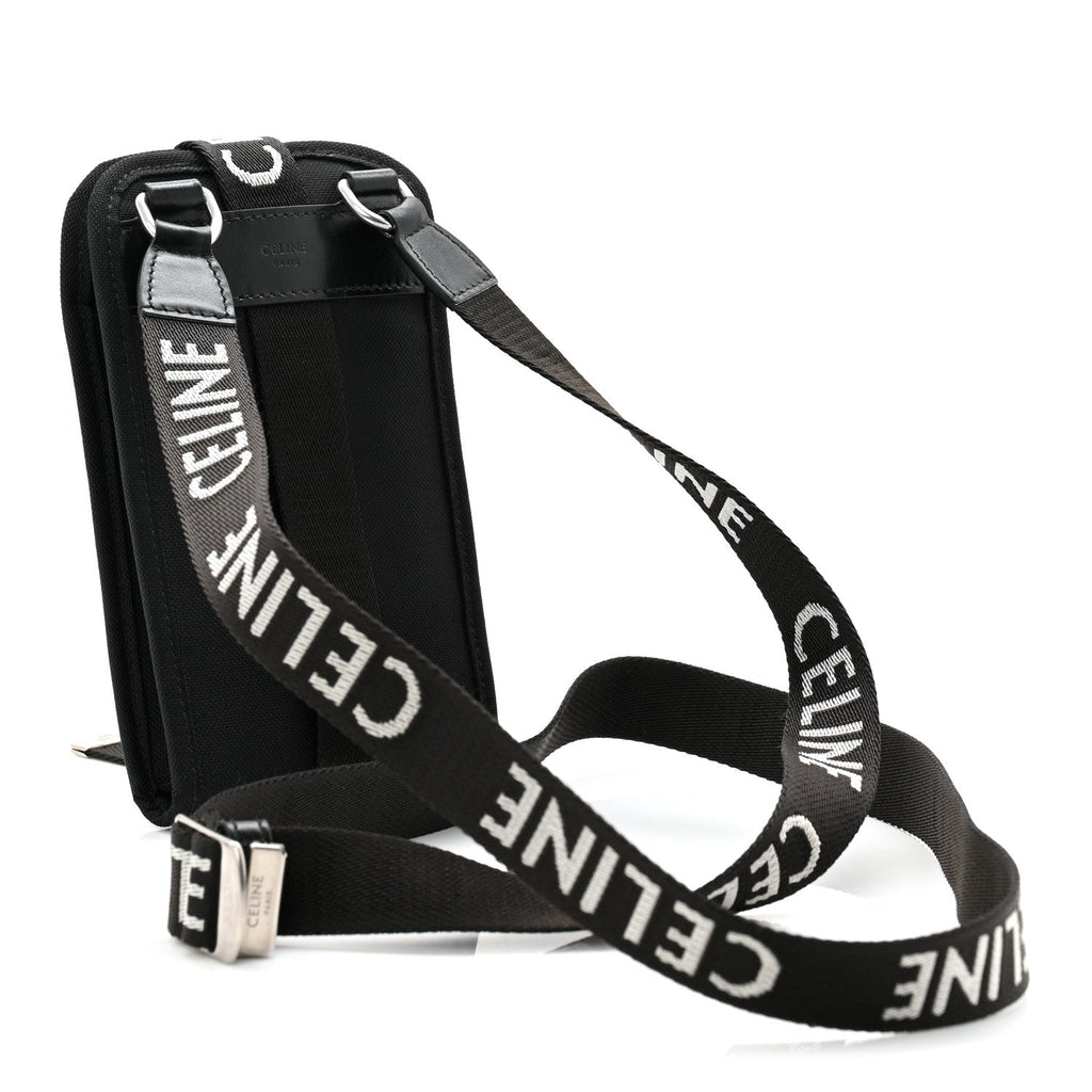 Canvas Trekking Phone Holder Black
