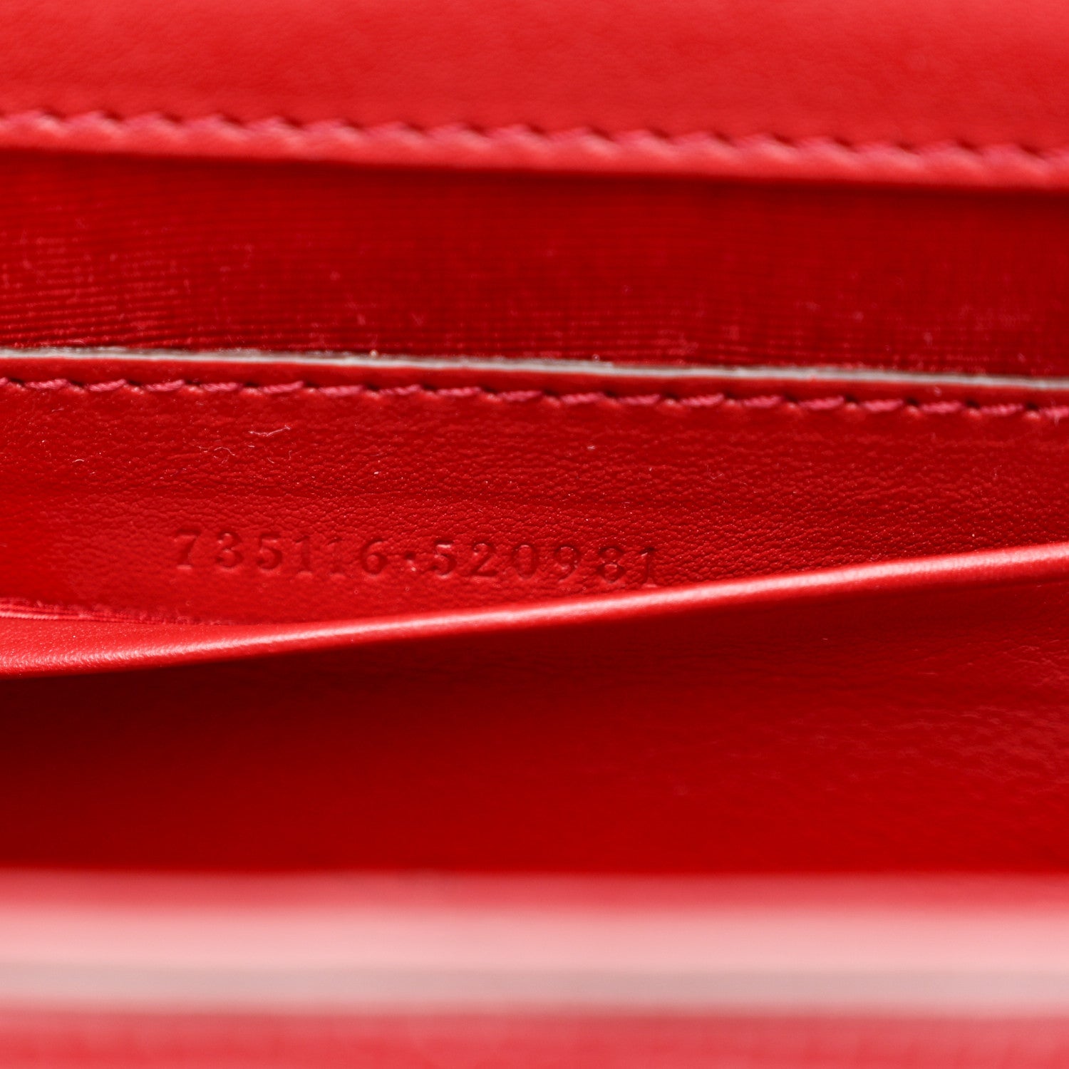 Moire Fabric Calfskin Rhinestone Monogram Monochrome Lizard Embossed Mini Bamboo 1947 Top Handle Chain Bag Red