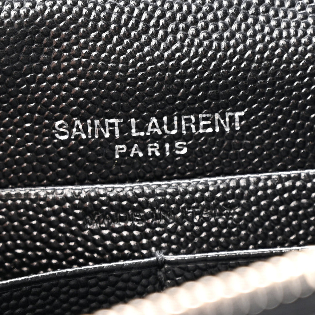 Grain De Poudre Classic Monogram Kate Tassel Chain Wallet Black