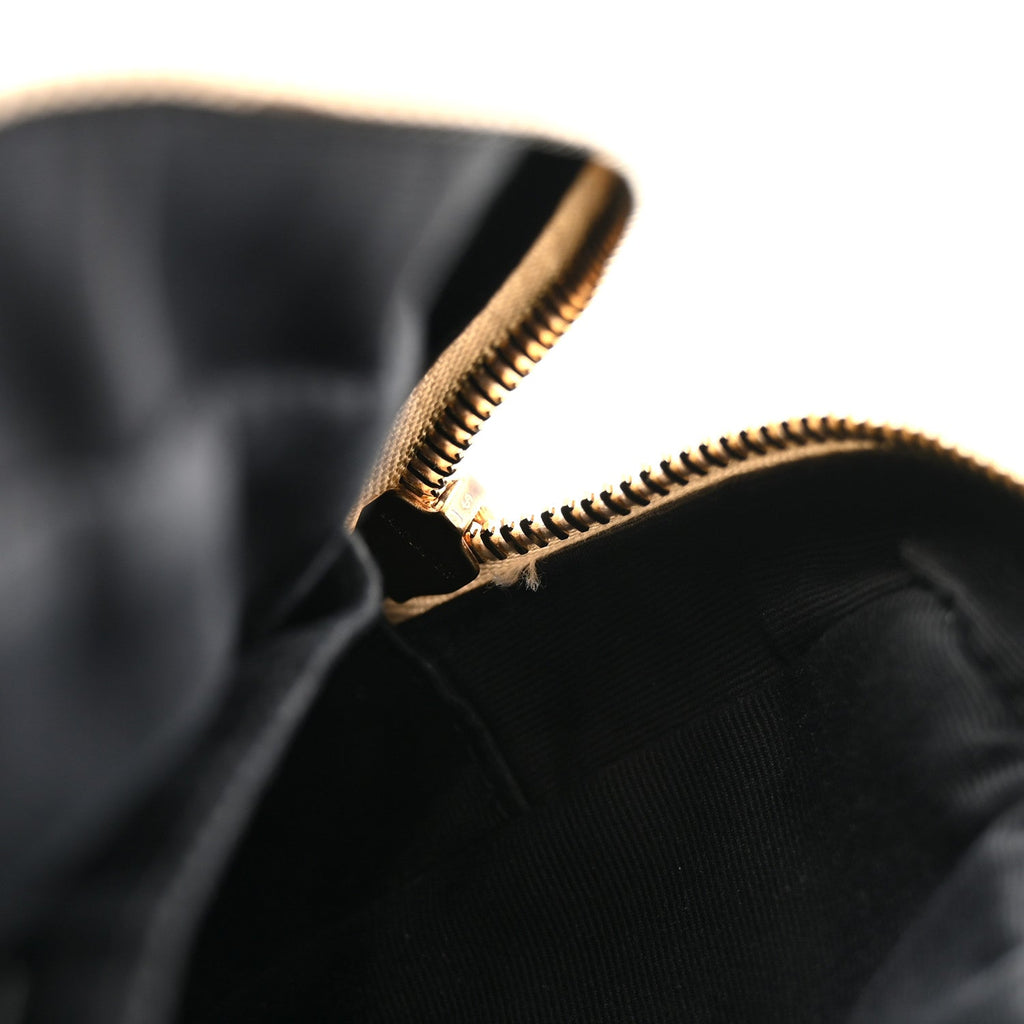 Calfskin Matelasse Monogram Lou Camera Bag Crema Soft