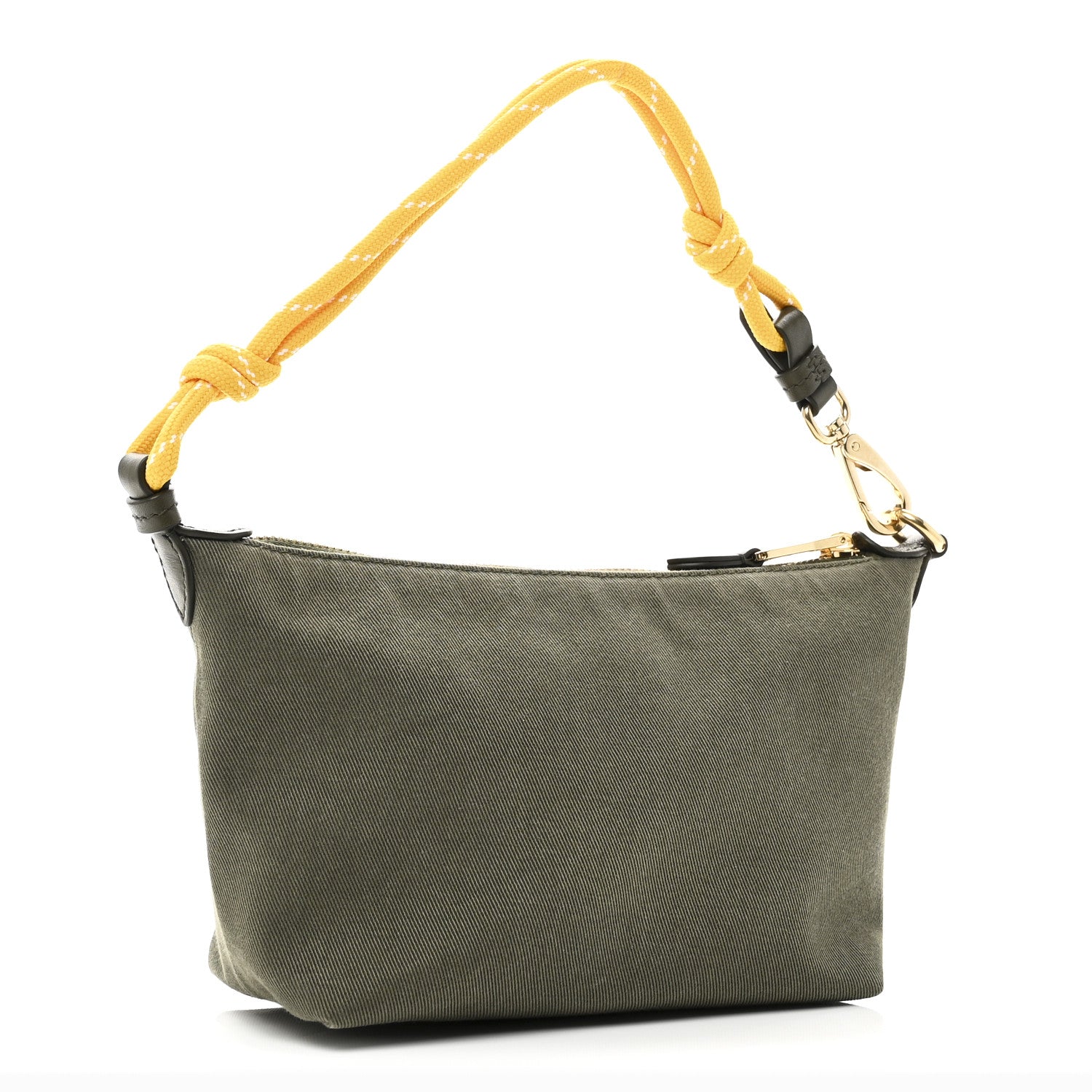 Canvas Gabardine Pouch Green
