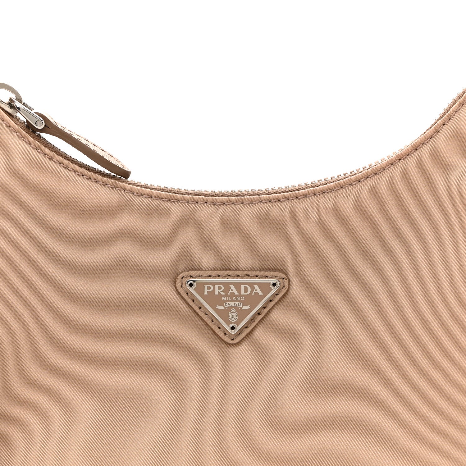 Re-Nylon Saffiano Mini Re-Edition 2005 Bag Cammeo