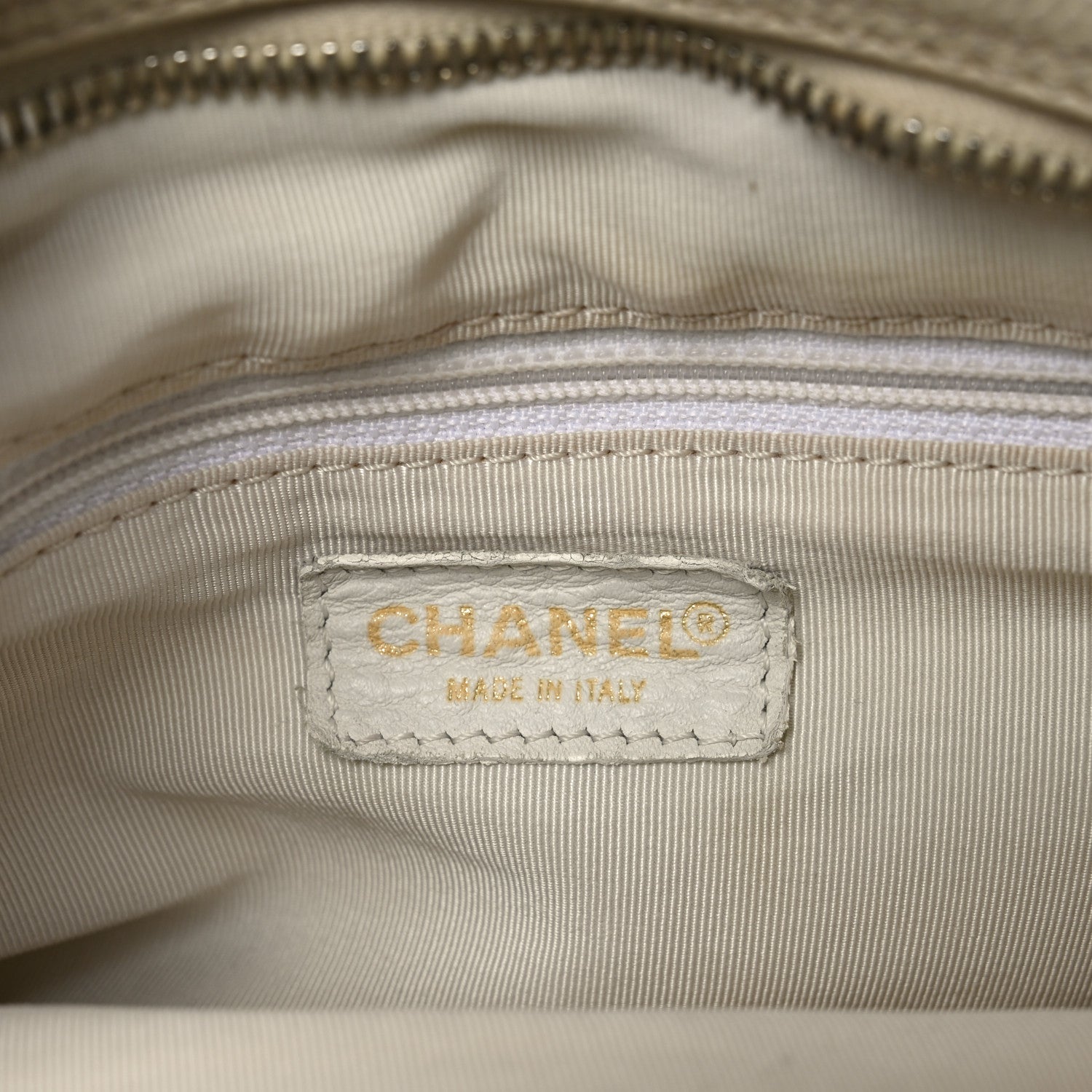 Caviar Quilted Petit Timeless Tote PTT Beige