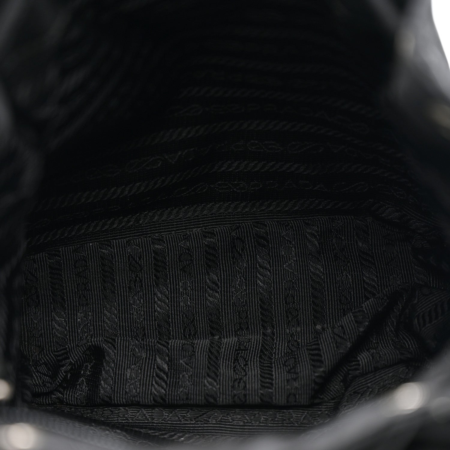 Nylon Vela Mini Cinch Backpack Black