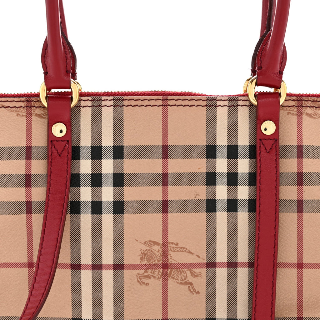 Haymarket Check Small Salisbury Tote Military Red