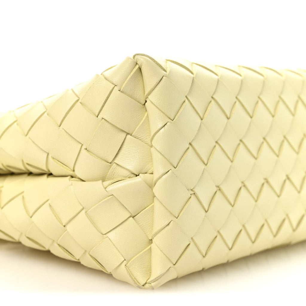 Nappa Intrecciato Small Andiamo Shoulder Bag Chamomile