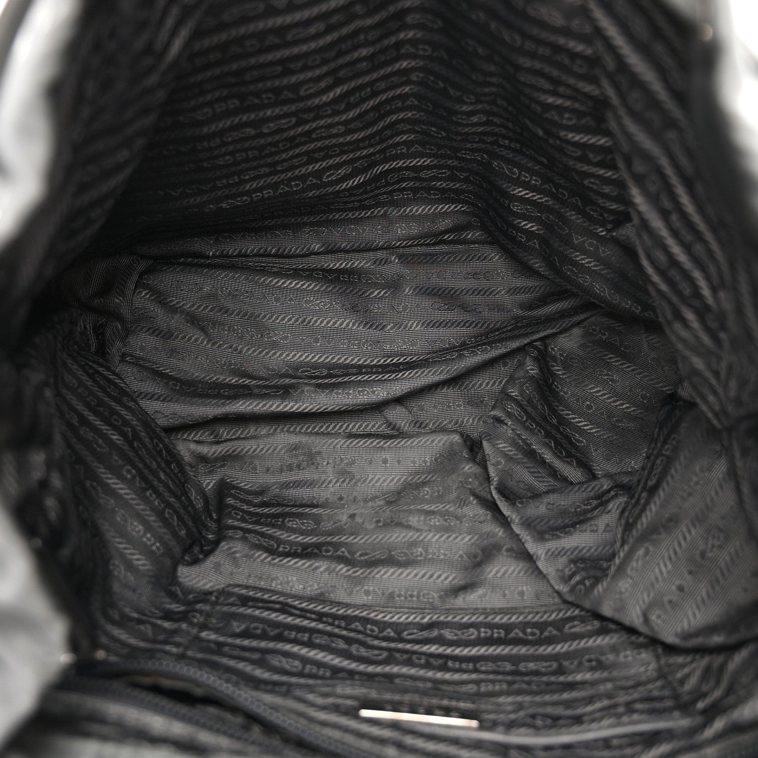 Tessuto Nylon Saffiano Medium Backpack Anthracite