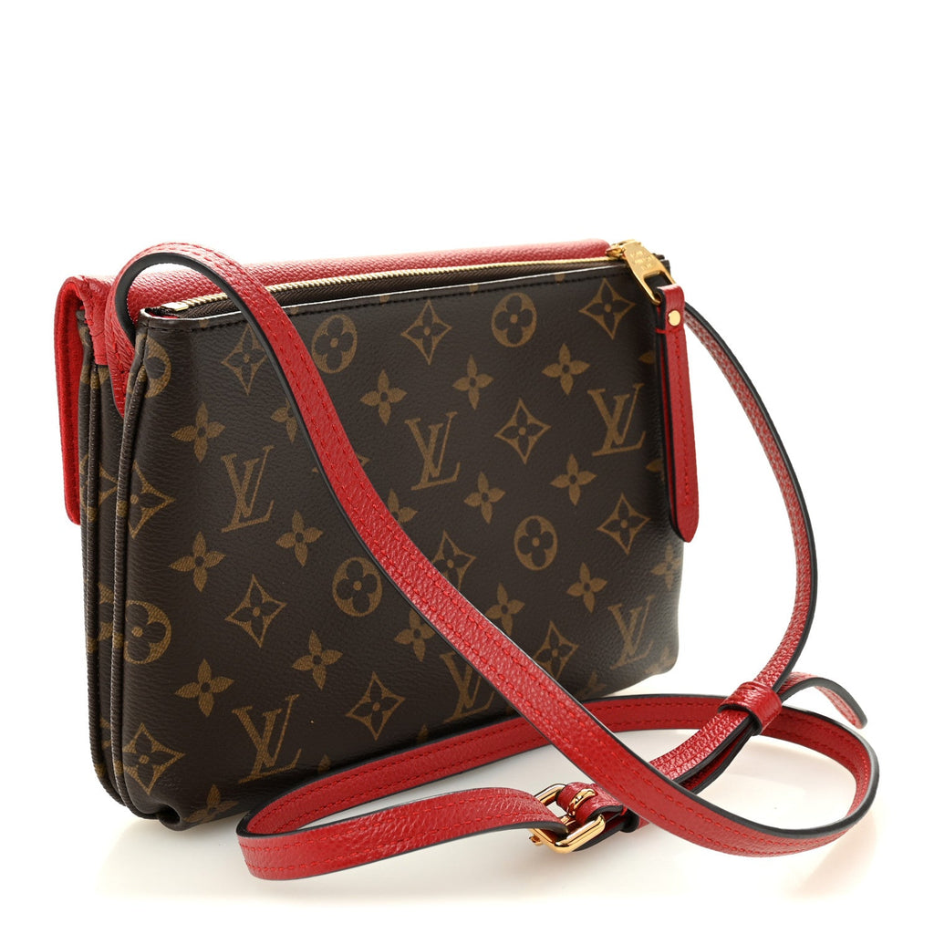 Monogram Twice Pochette Cherry