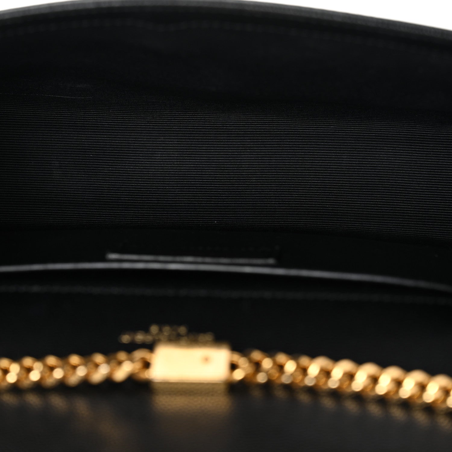 Grain De Poudre Medium Classic Monogram Kate Satchel Black