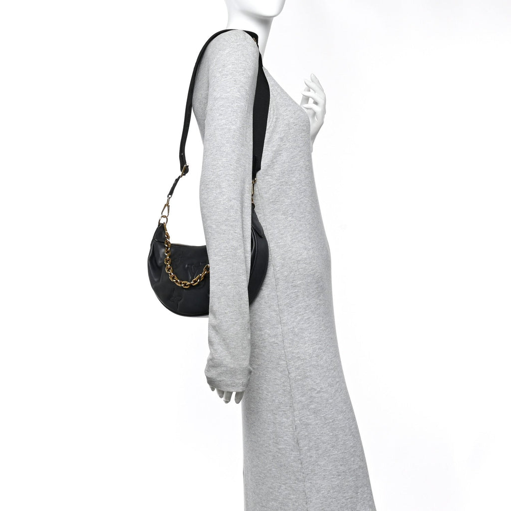 Calfskin Bubblegram Over The Moon Black