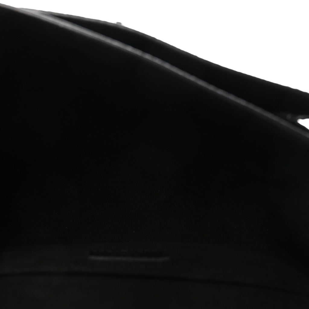 Soft Calfskin My Lockme Chain Bag BB Black