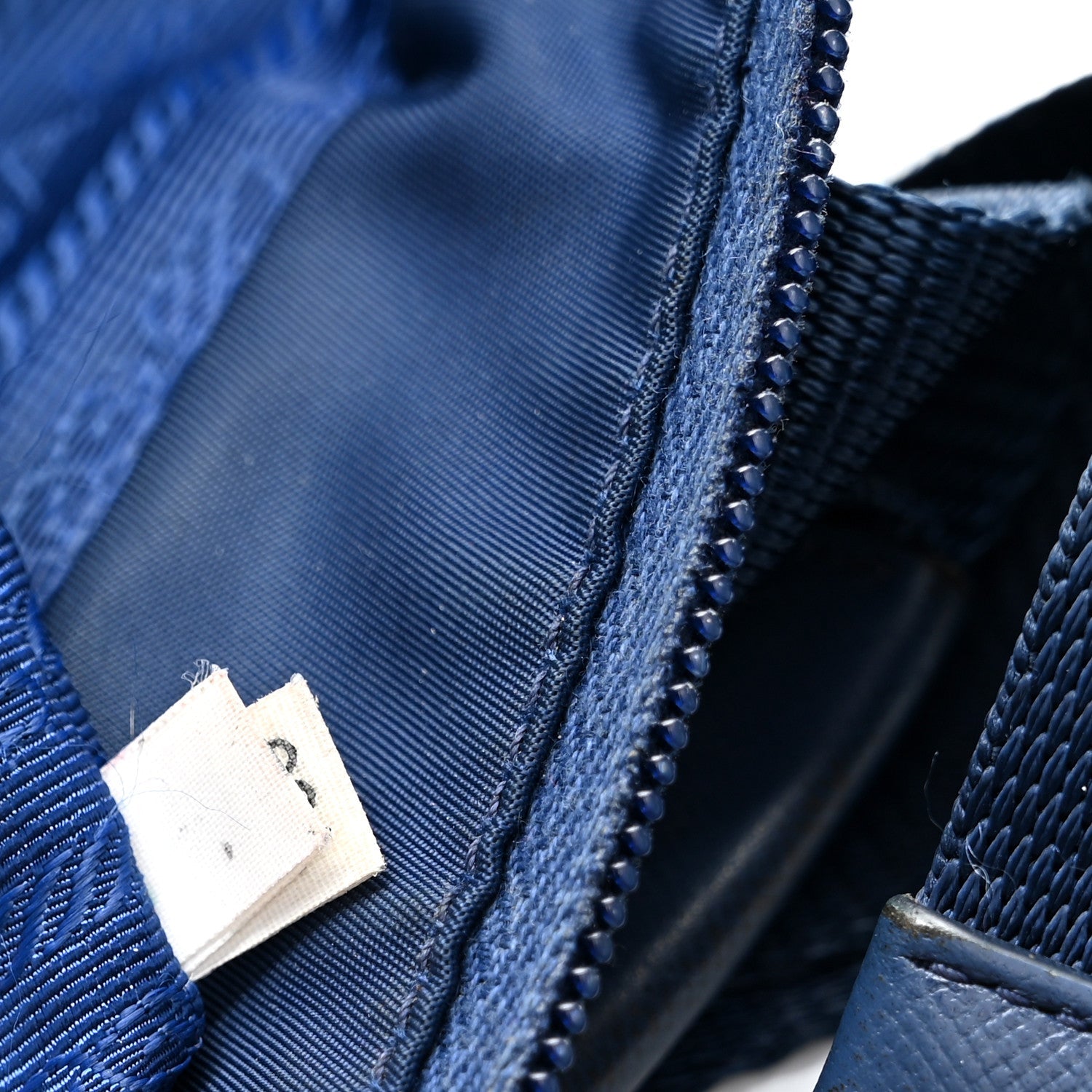 Tessuto Nylon Saffiano Tote Cobalto