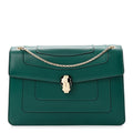 Calfskin Serpenti Forever Shoulder Bag Emerald Green