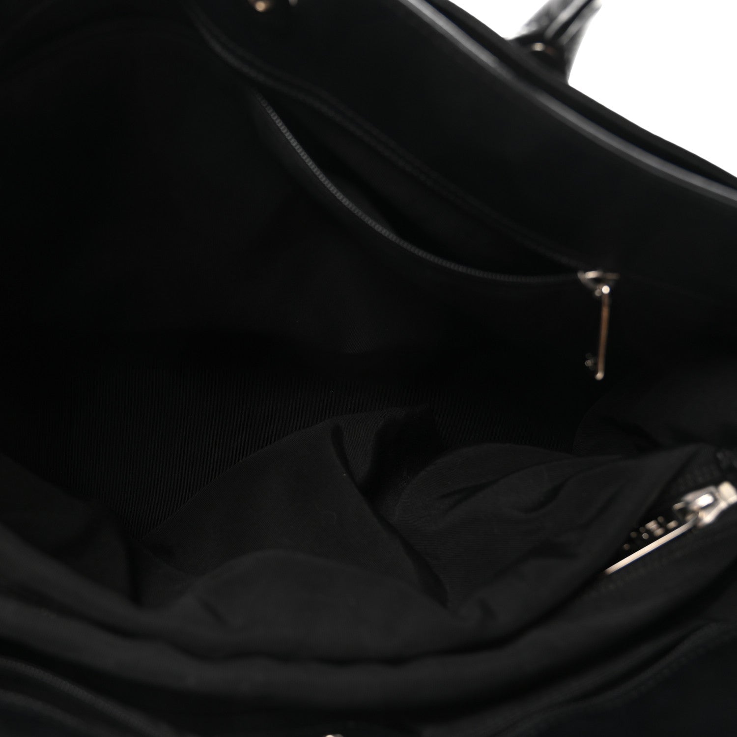 Calfskin Cerf Executive Shopper Tote Black